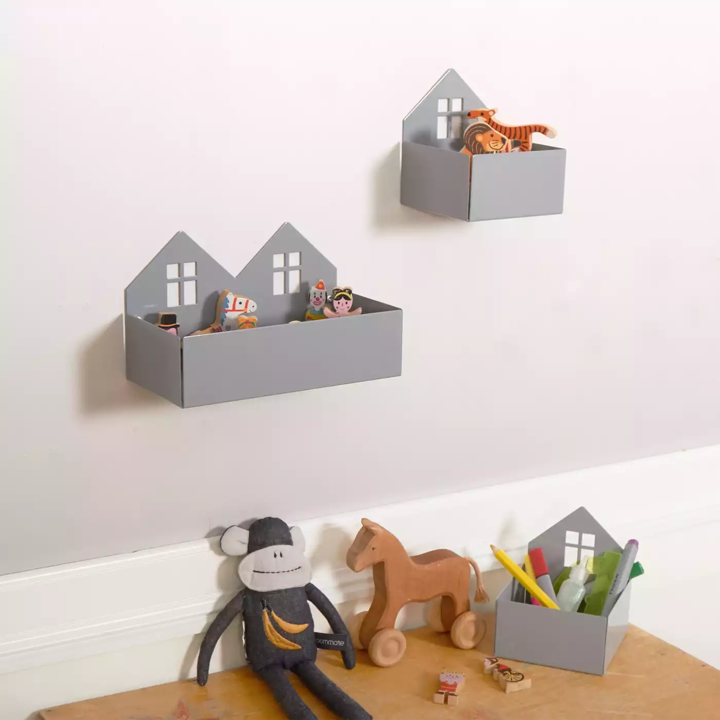 Wanddeko, Roommate, Grau – Produktansicht