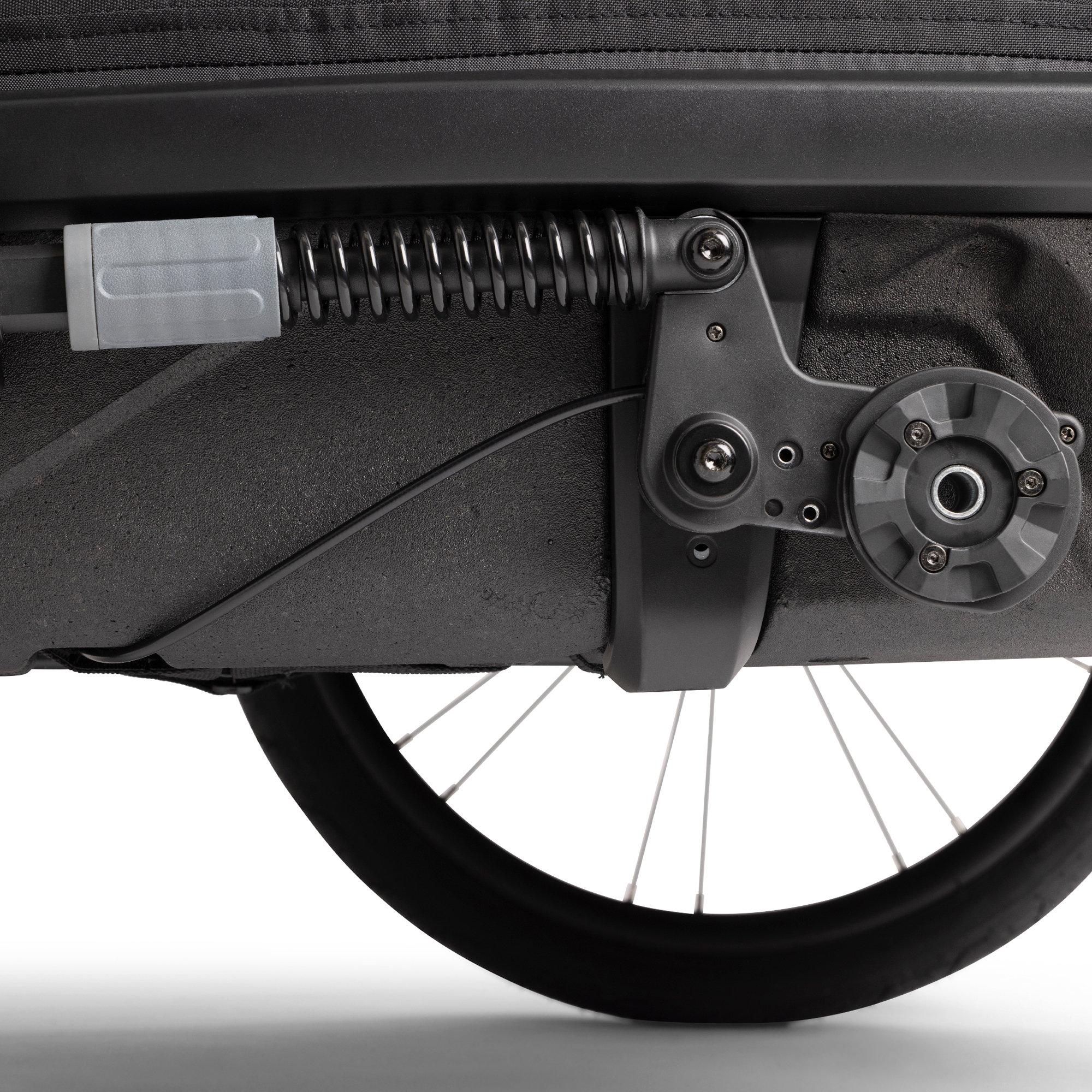 Fahrradanhänger, hamax, Schwarz – Produktansicht