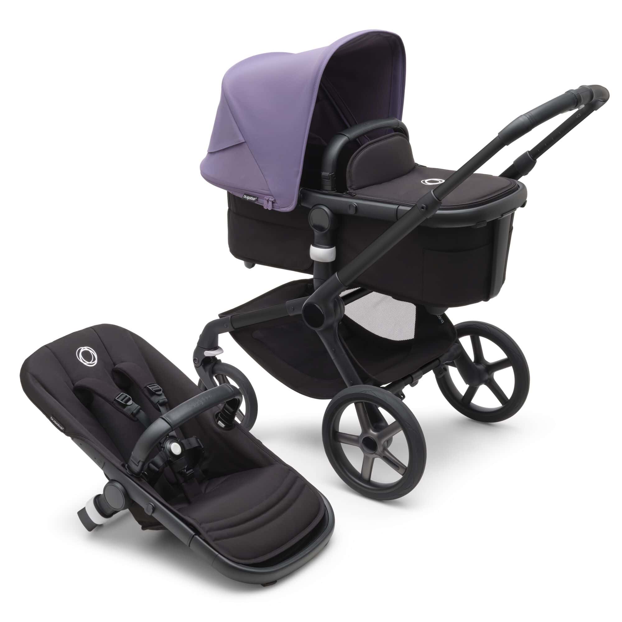 Kombi-Kinderwagen, bugaboo, Schwarz – Produktansicht