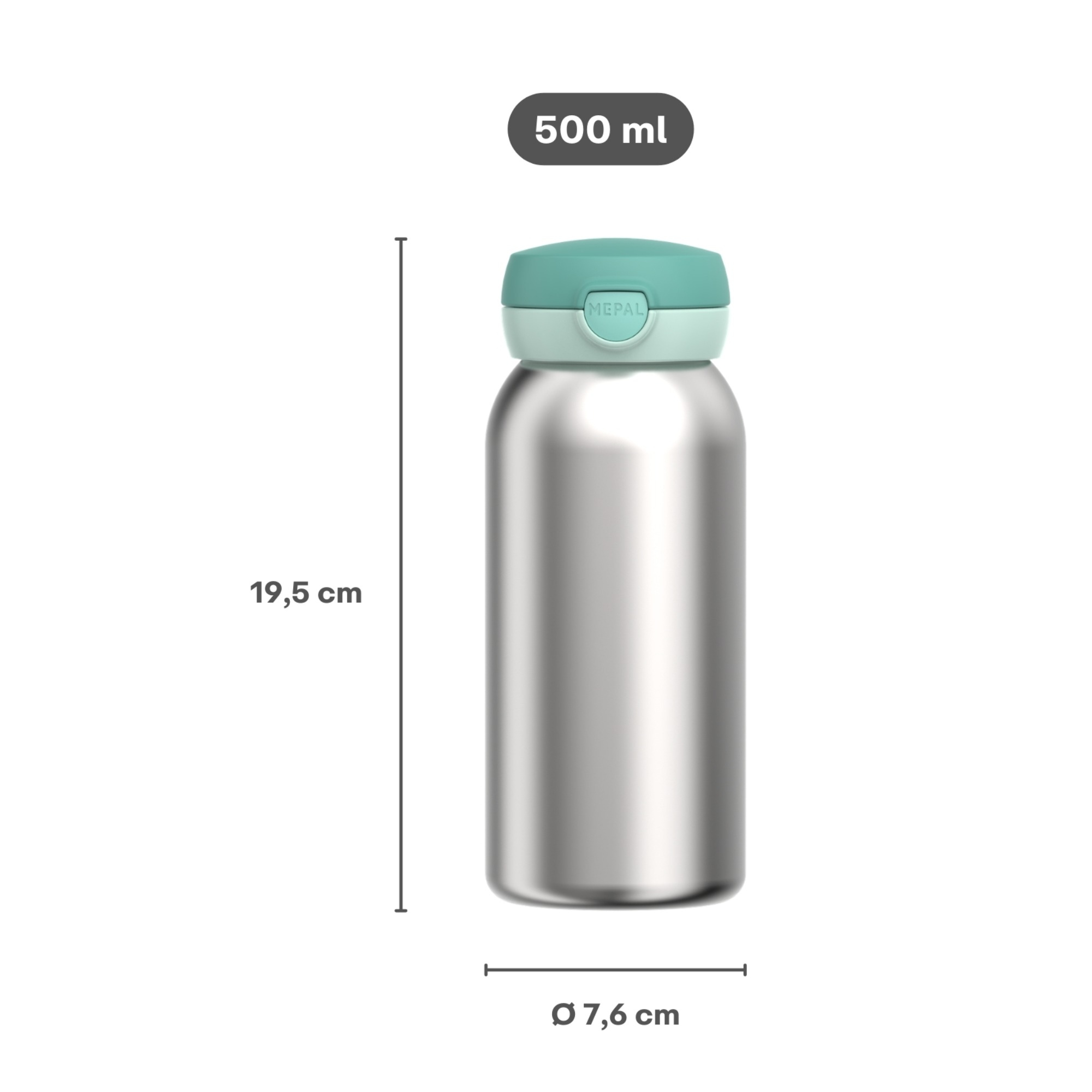 Thermoflaschen, MEPAL, Blau – Produktansicht