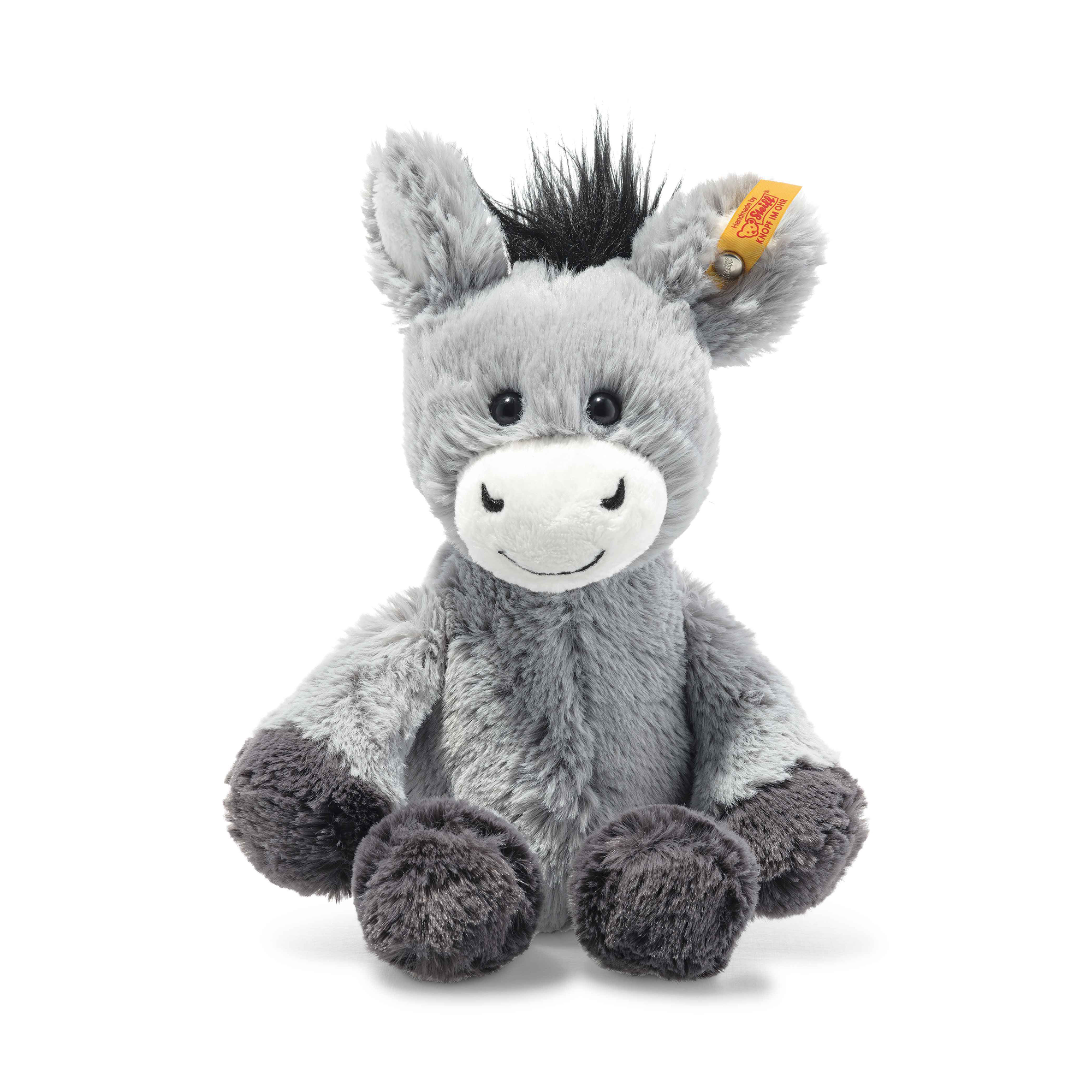 Kuscheltiere, Steiff, Grau – Besonderheit: Esel zum Kuscheln und Spielen
