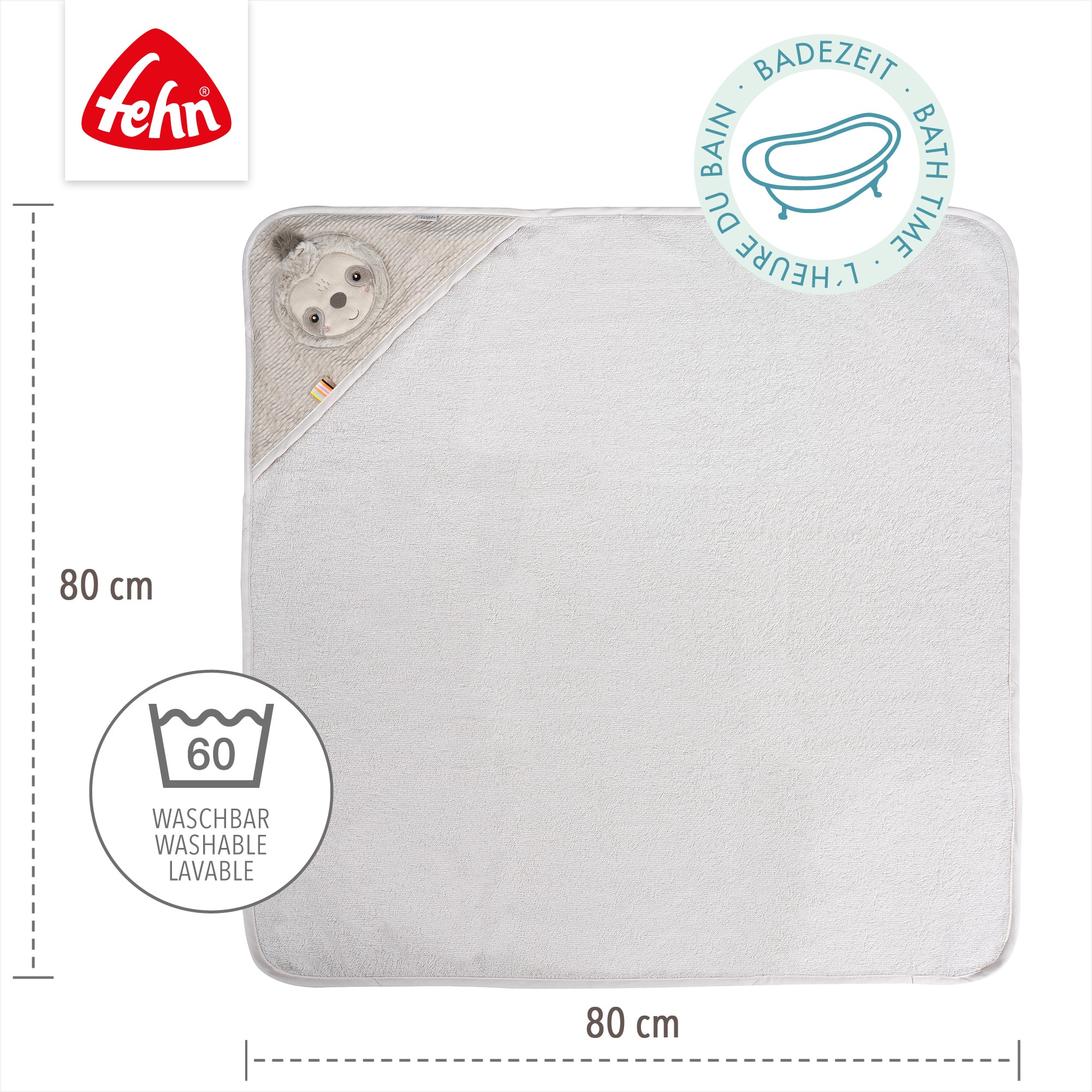 Handtücher, fehn, Beige – Produktansicht