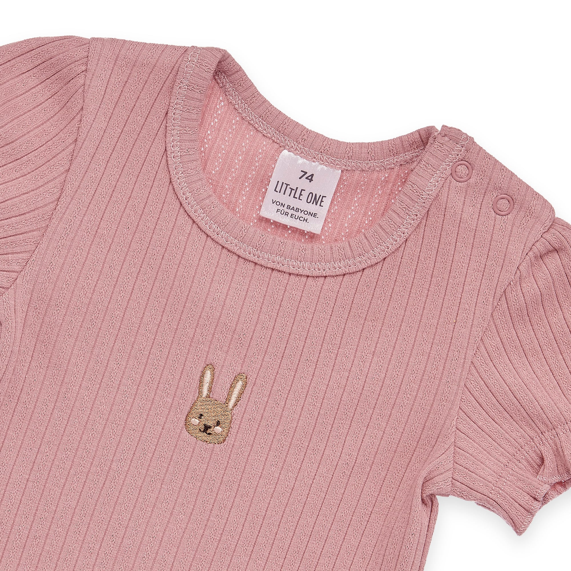 Kurzarmbodys, LITTLE ONE, Pink – Produktansicht