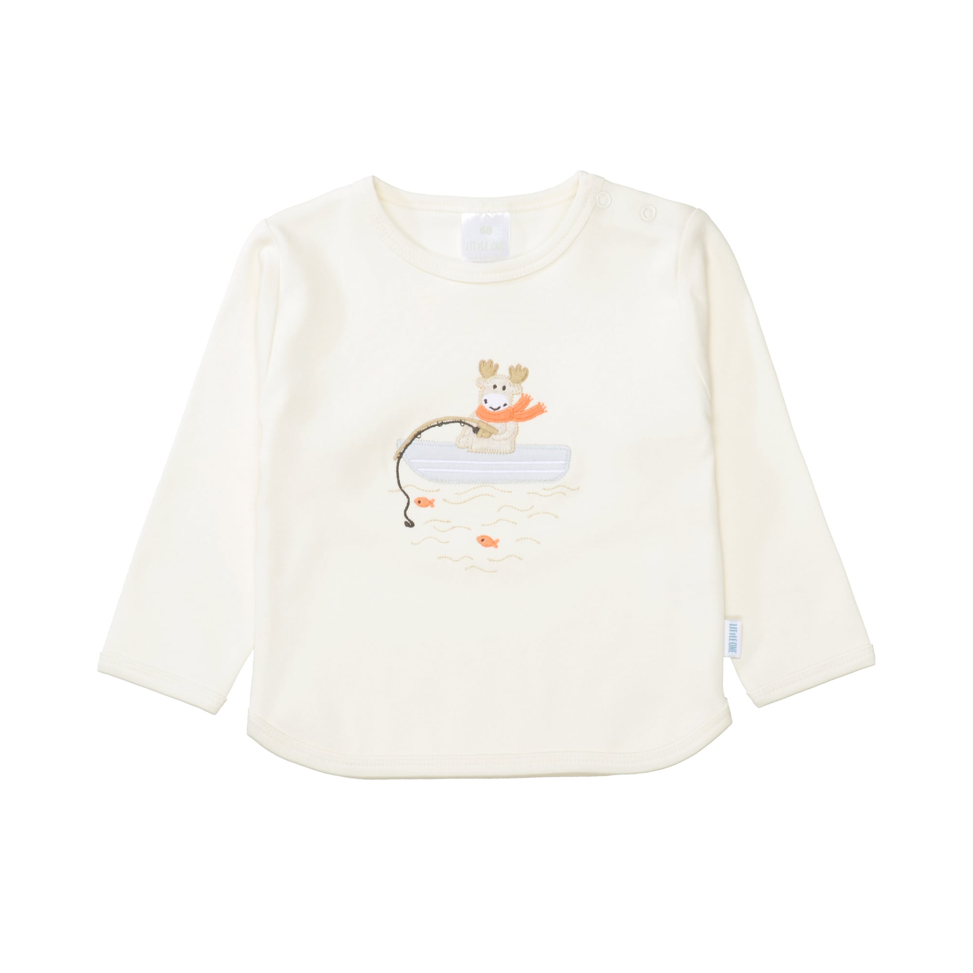 Langarmshirts, LITTLE ONE, Weiß – Besonderheit: aus 100% Bio-Baumwolle