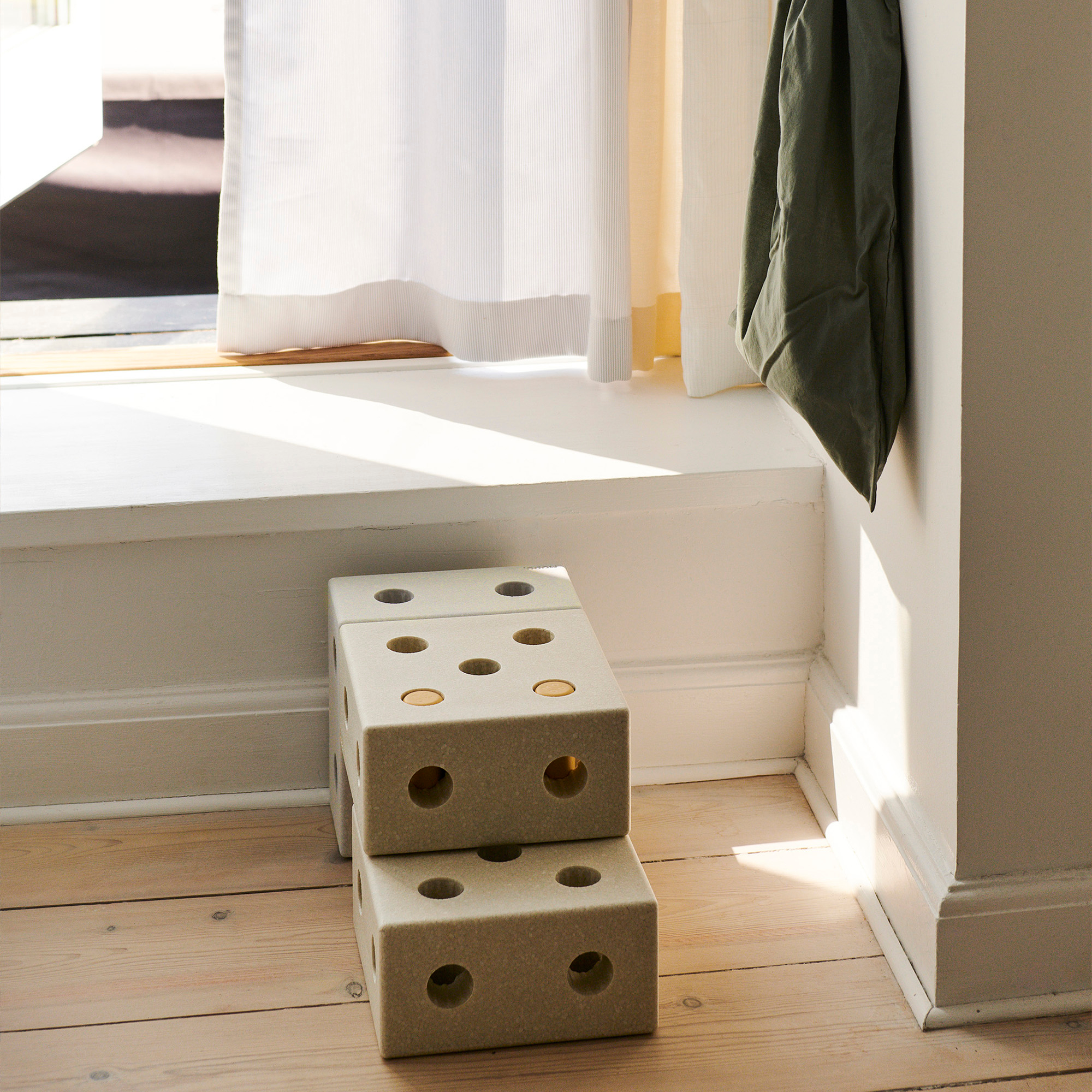 Schaumstoff Bausteine, MODU, Beige – Produktansicht