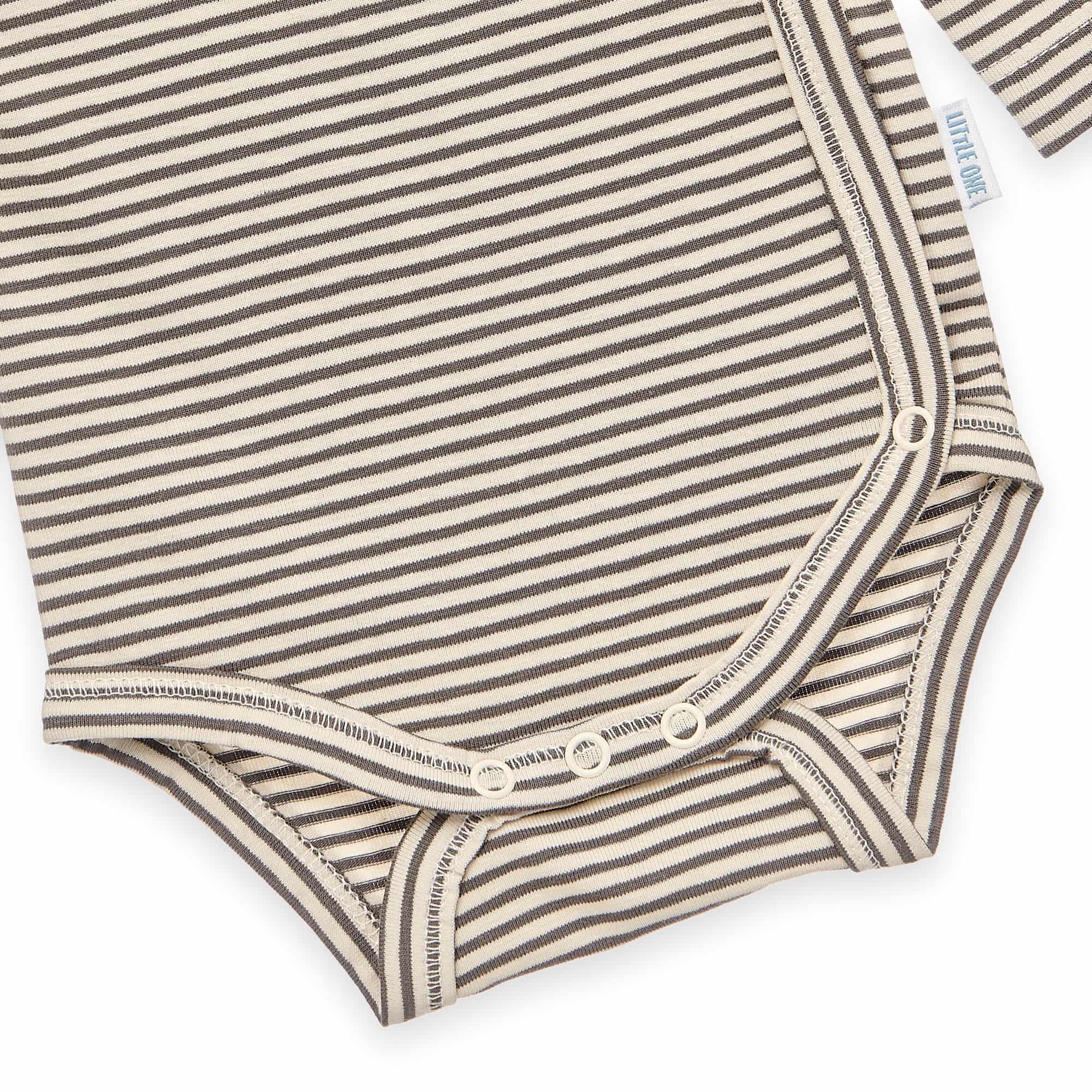 Wickelbodys, LITTLE ONE, Grau – Produktansicht