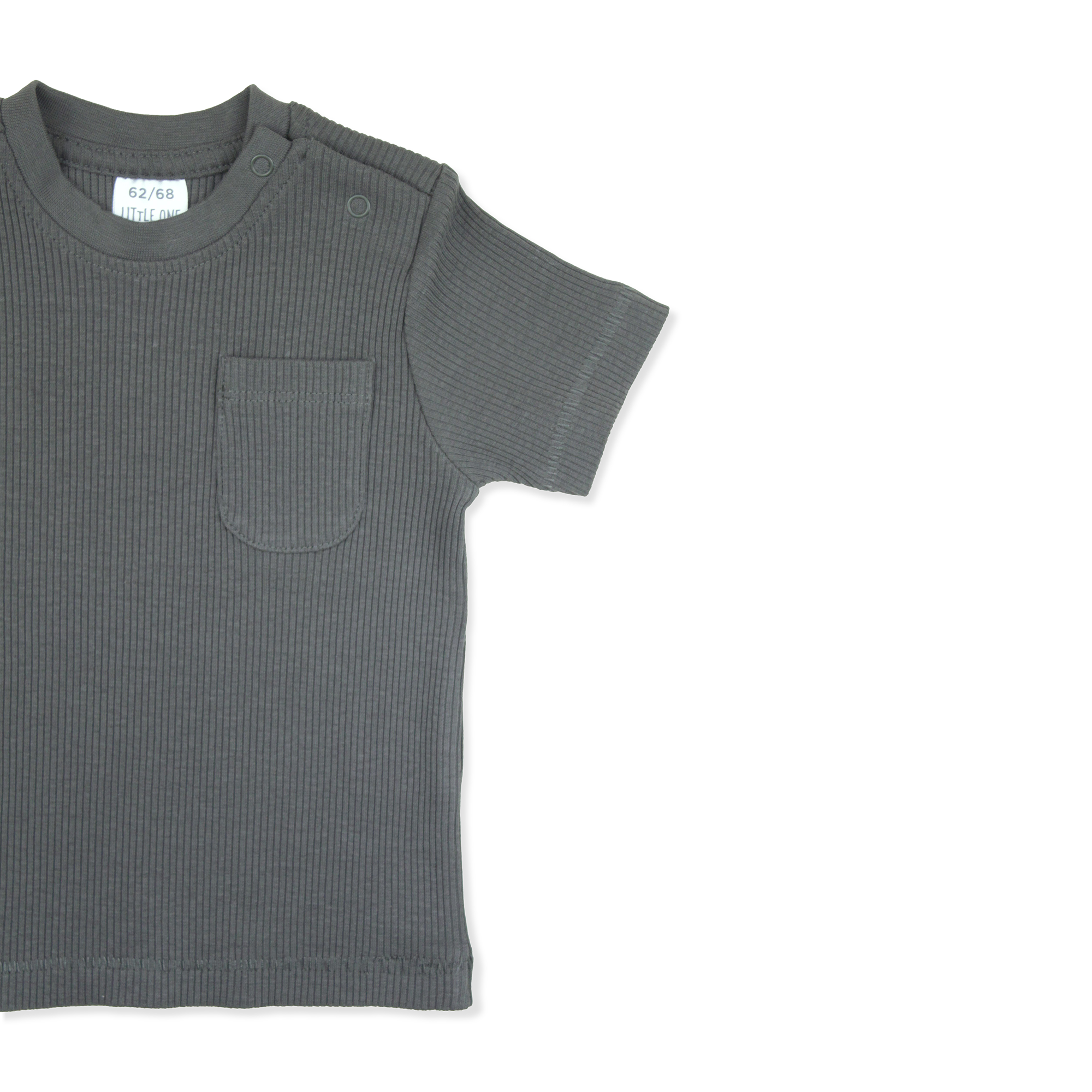 Kurzarmshirts, LITTLE ONE, Grau – Produktansicht