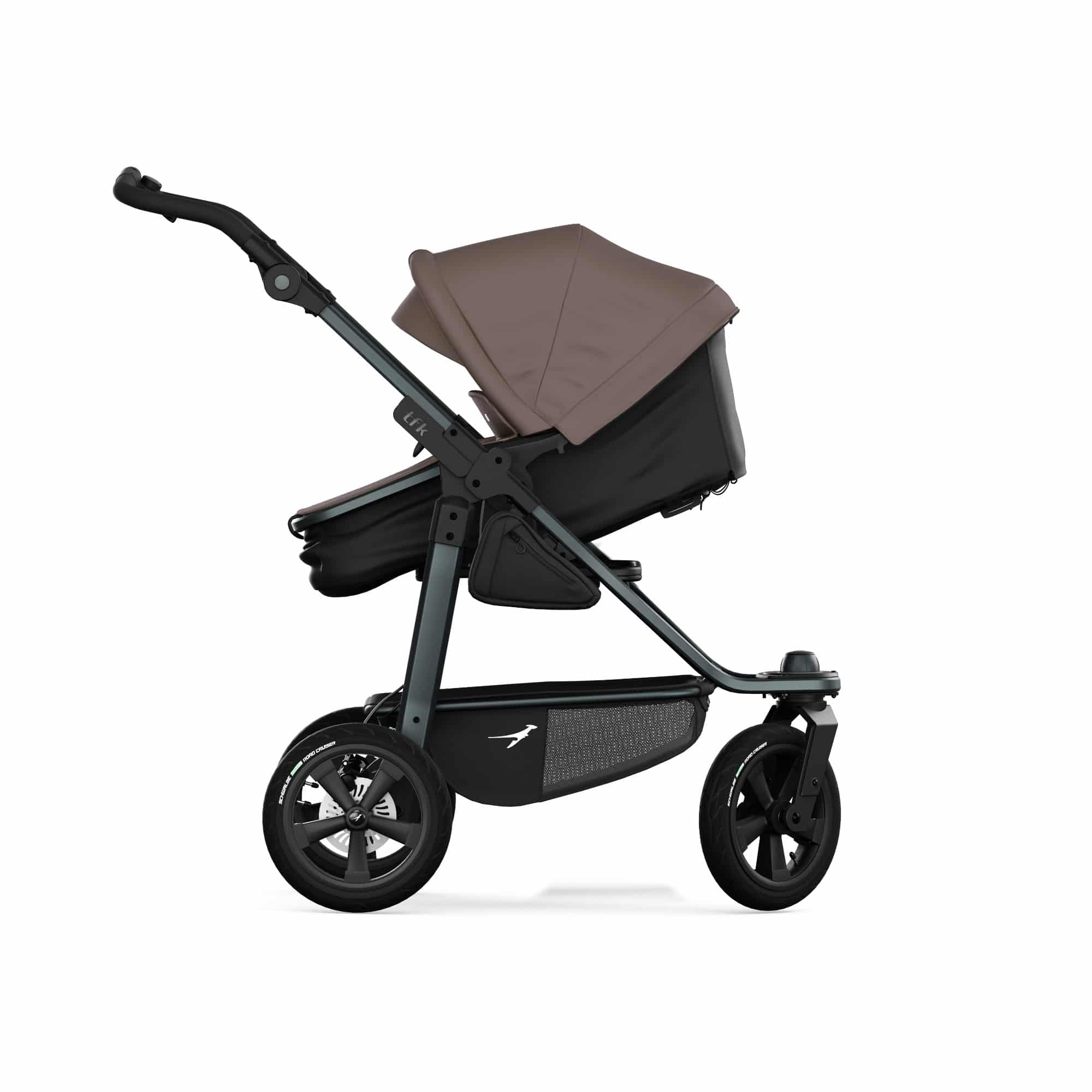 Kombi-Kinderwagen, tfk, Braun – Produktansicht