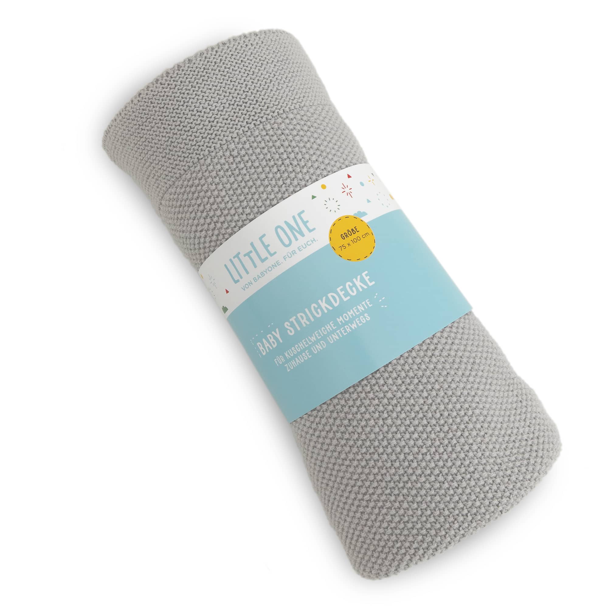 Kuscheldecken, LITTLE ONE, Grau – Produktansicht