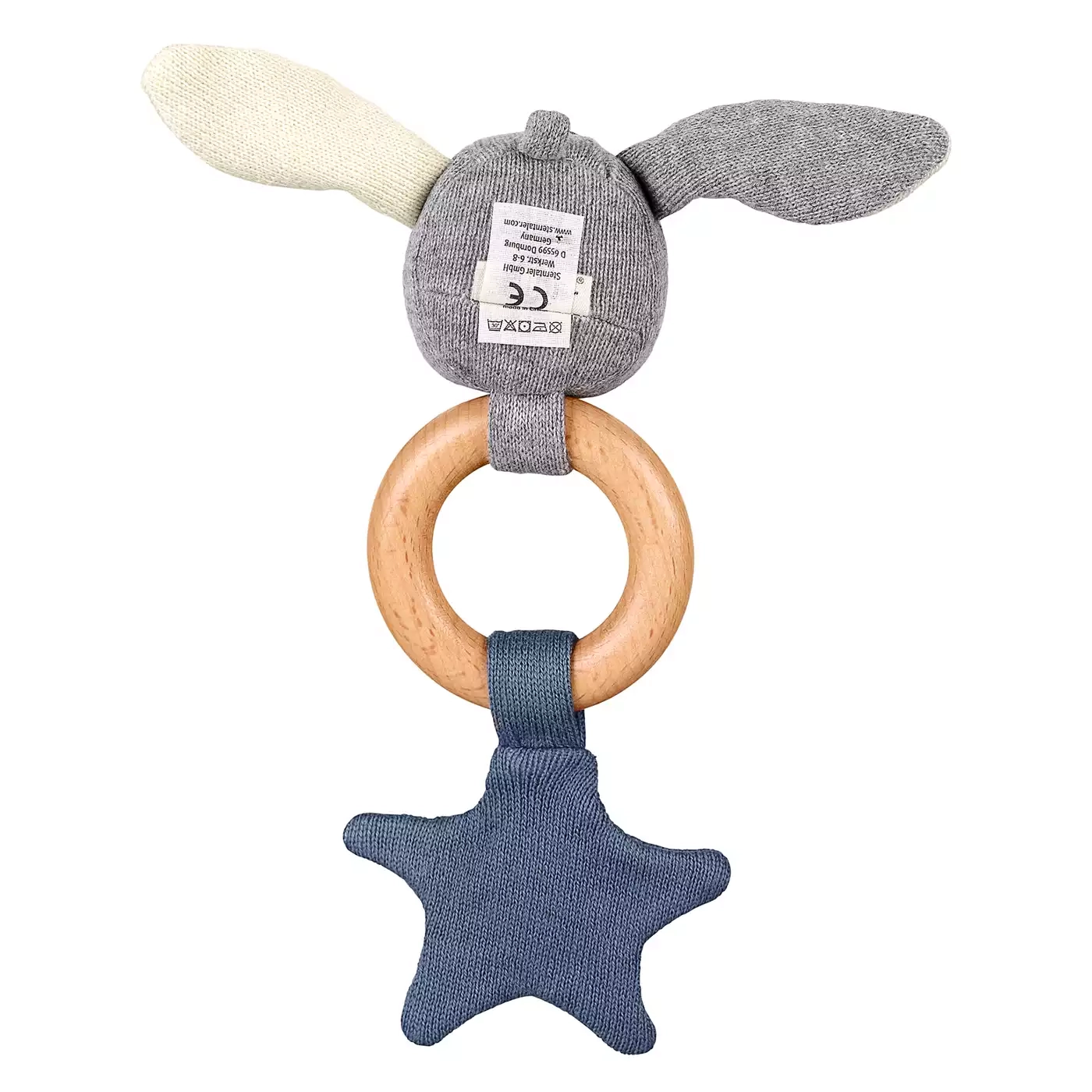 Rasseln & Greiflinge, Sterntaler, Grau – Produktansicht