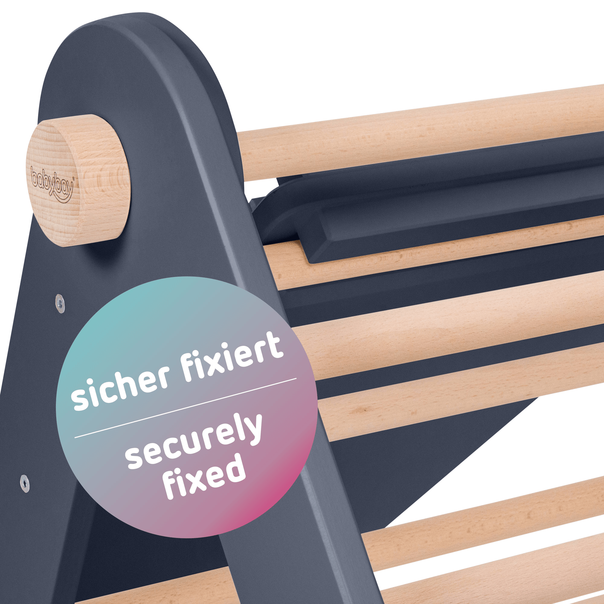 Lerntürme, babybay, Grau – Produktansicht