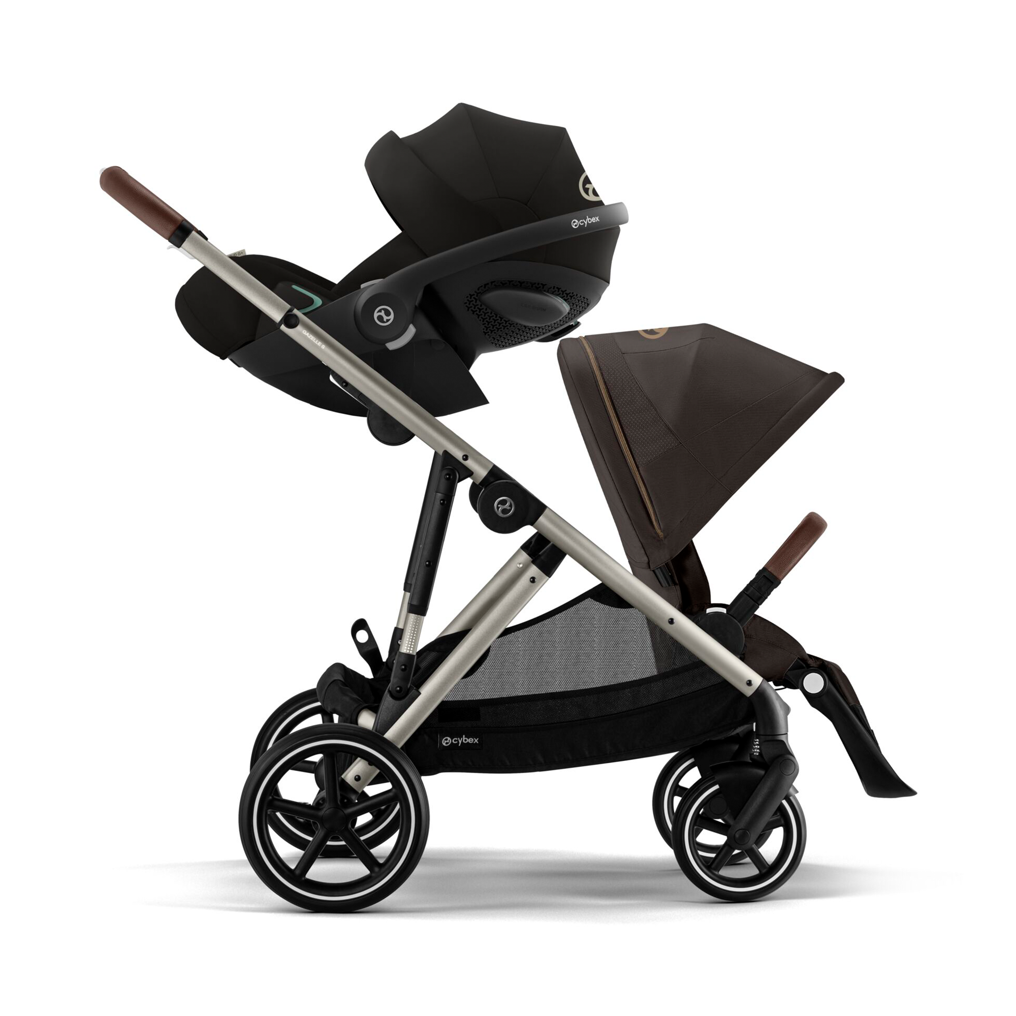 Kombi-Kinderwagen, cybex, Braun – Produktansicht
