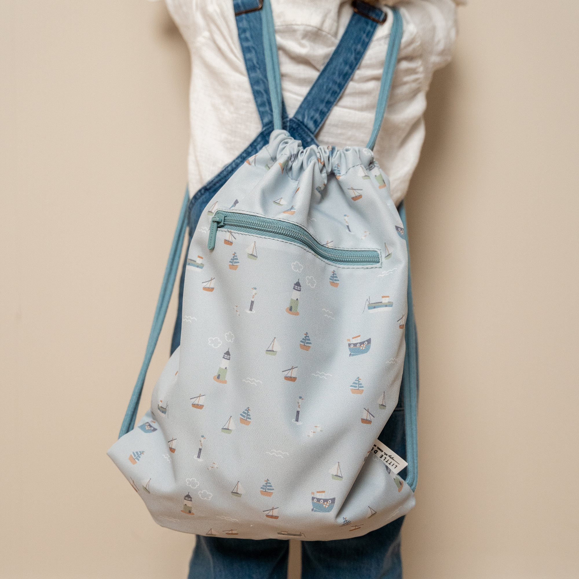 Kinderrucksäcke, LITTLE DUTCH, Blau – Produktansicht