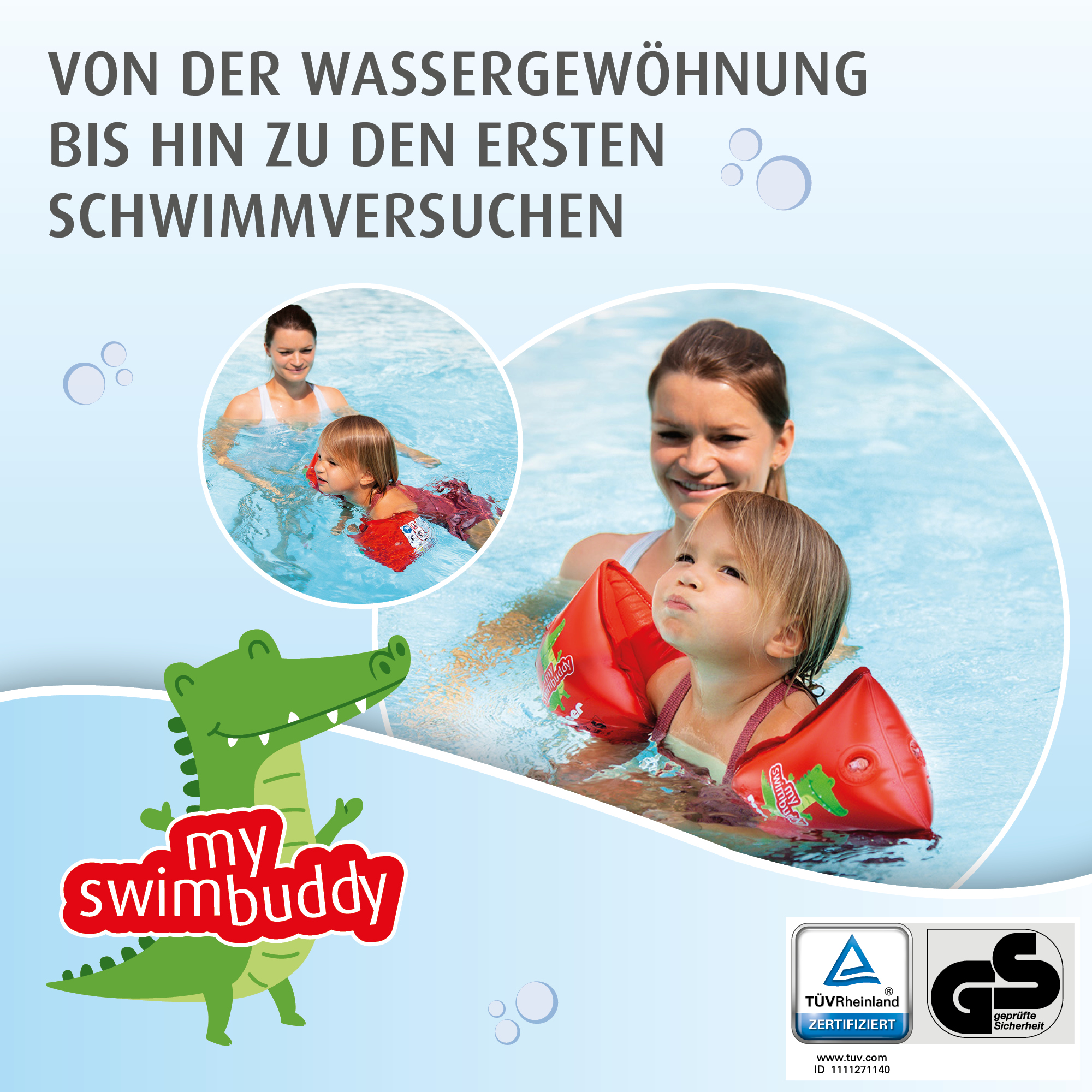 Schwimmflügel & Schwimmhilfen, reer, Rot – Produktansicht