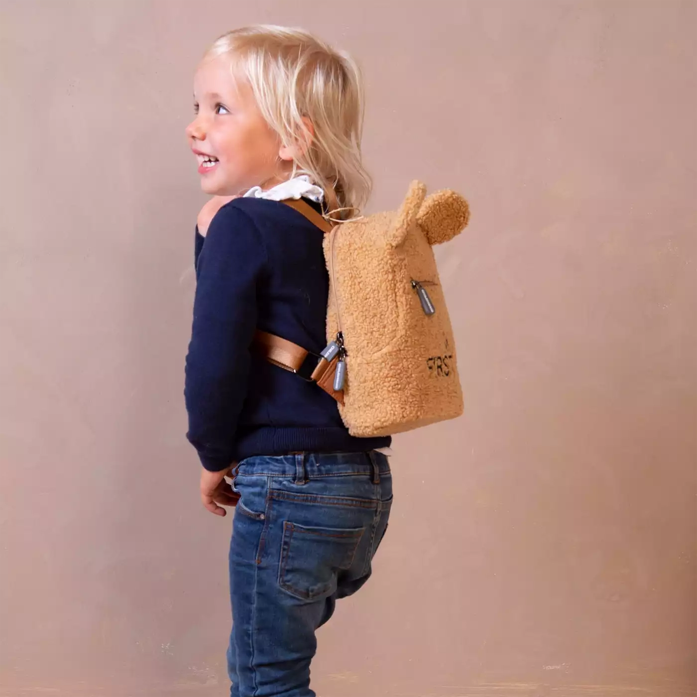 Kinderrucksäcke, CHILDHOME, Beige – Produktansicht