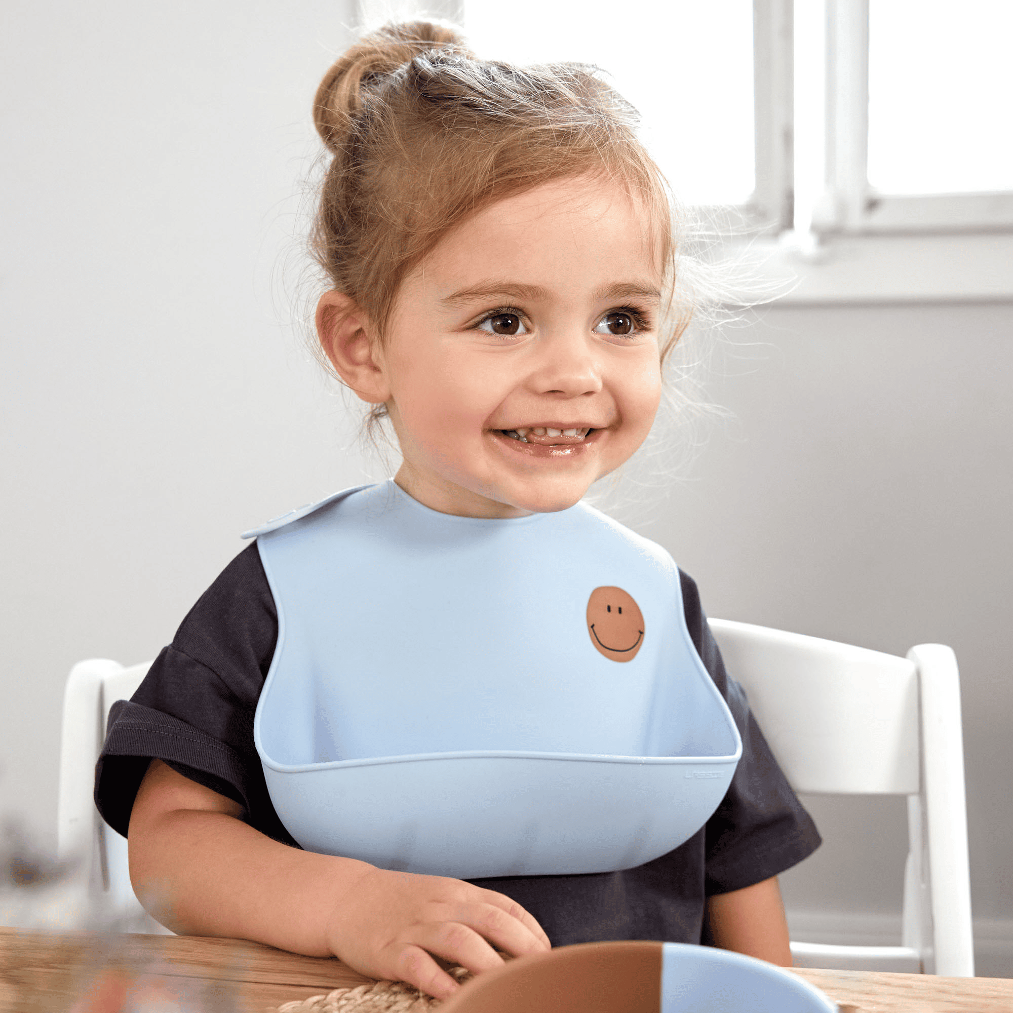 Silikon-Lätzchen Smile LÄSSIG Orange 2000585859503 2