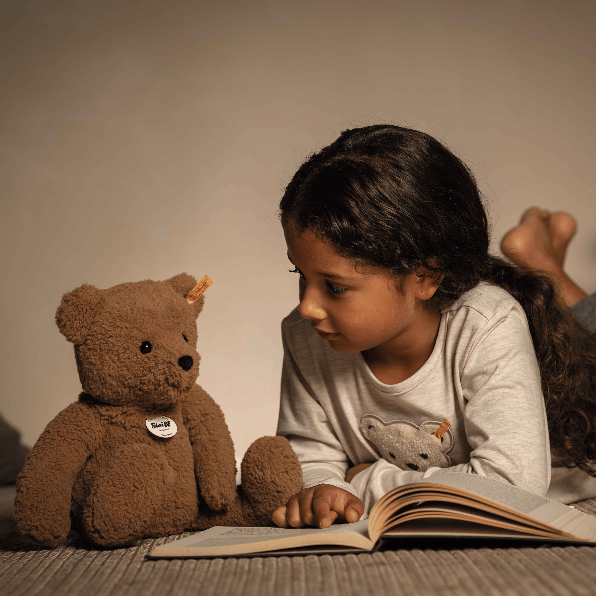 Kuscheltiere Bären, Steiff, Braun – Besonderheit: Bär zum Kuscheln und Spielen