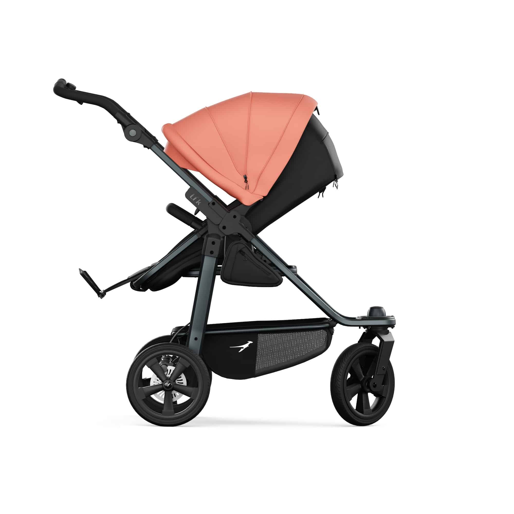 Kombi-Kinderwagen, tfk, Orange – Produktansicht