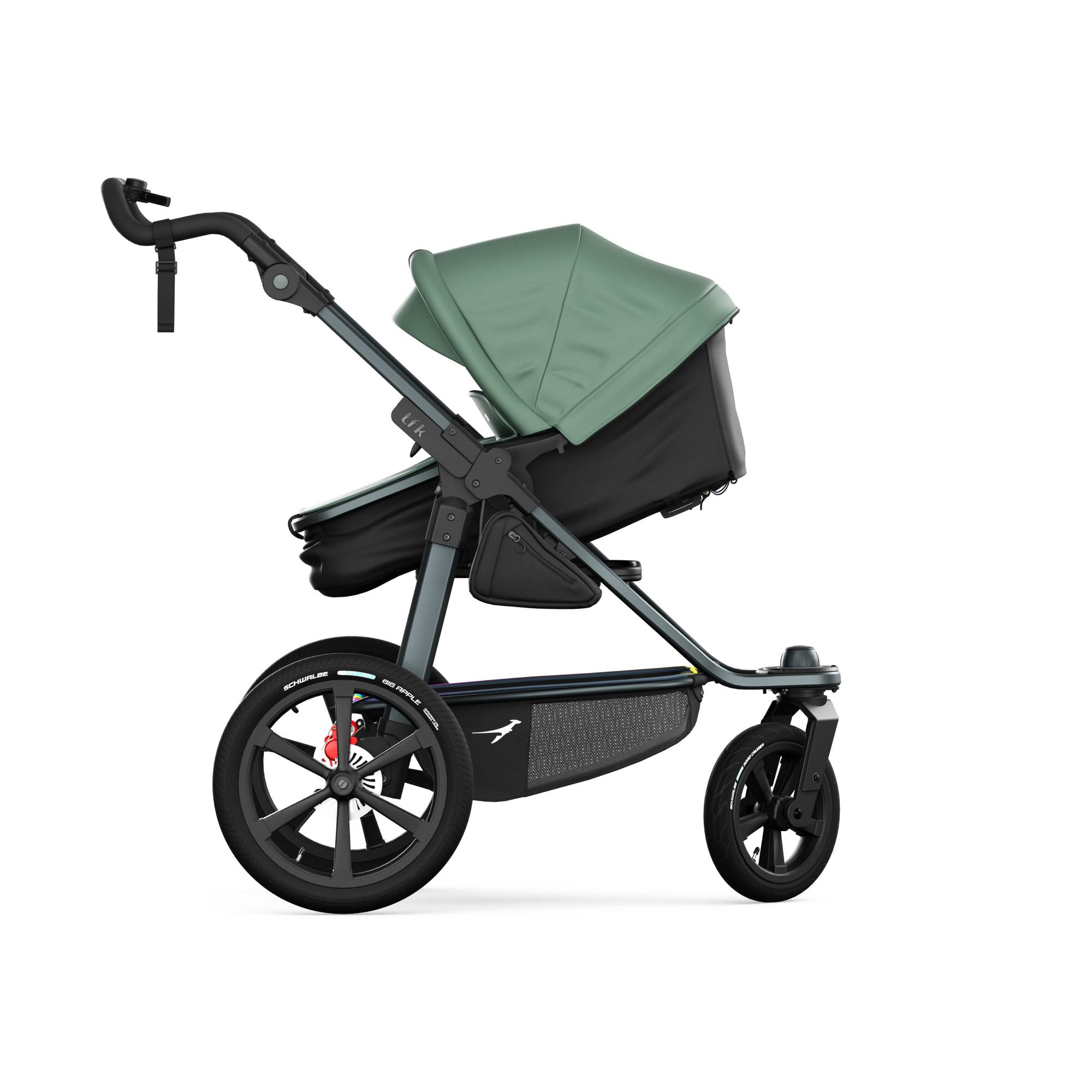 Kombi-Kinderwagen, tfk, Grün – Produktansicht