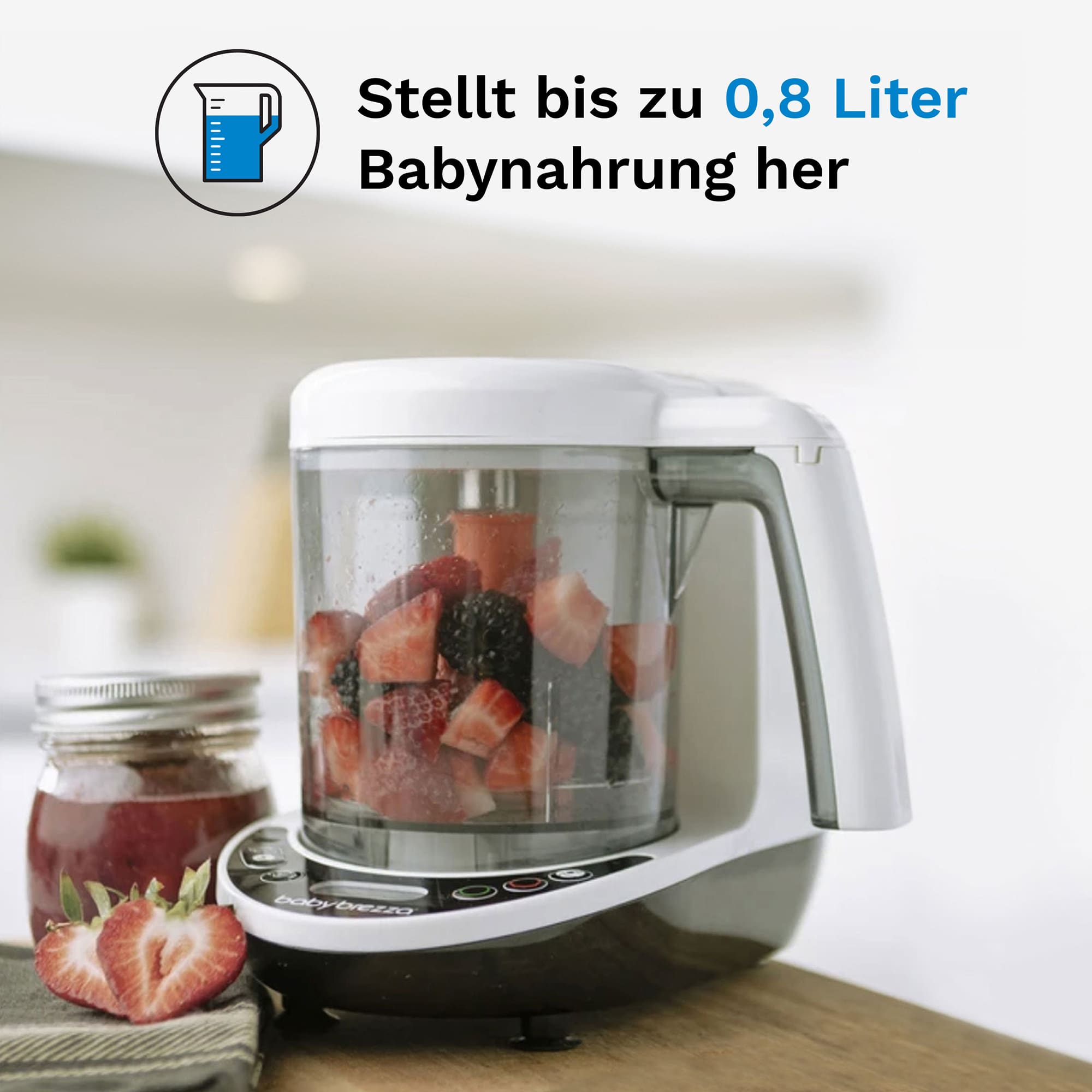 Babykostwärmer, babybrezza, Weiß – Produktansicht
