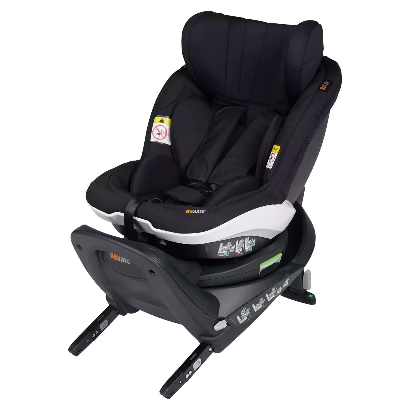 Reboarder 0-18 kg, Gruppe 0+/1, BeSafe, Schwarz – Produktansicht