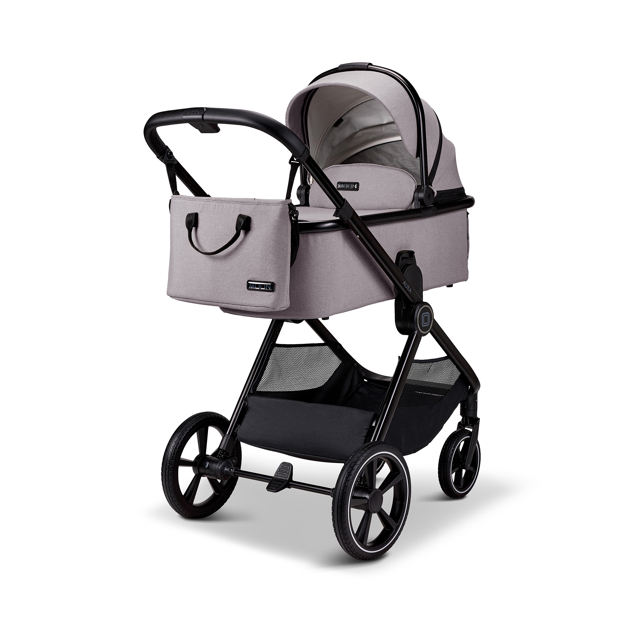Kinderwagen Komplettsets, MOON, Grau – Produktansicht
