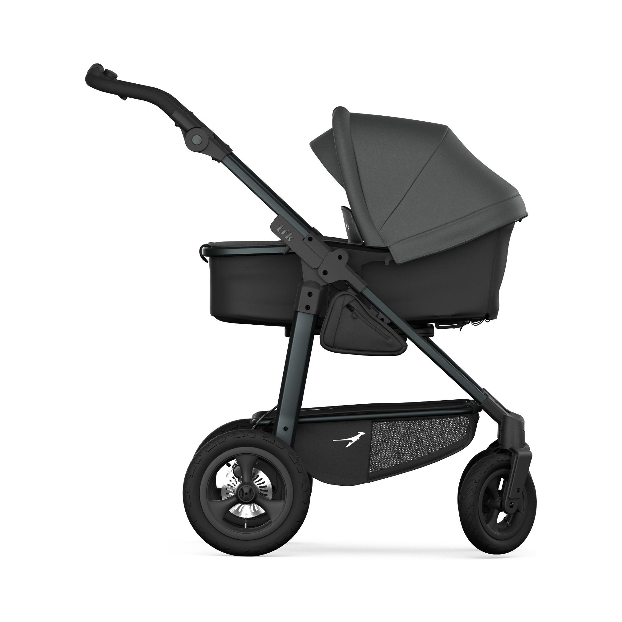 Kombi-Kinderwagen, tfk, Grau – Produktansicht