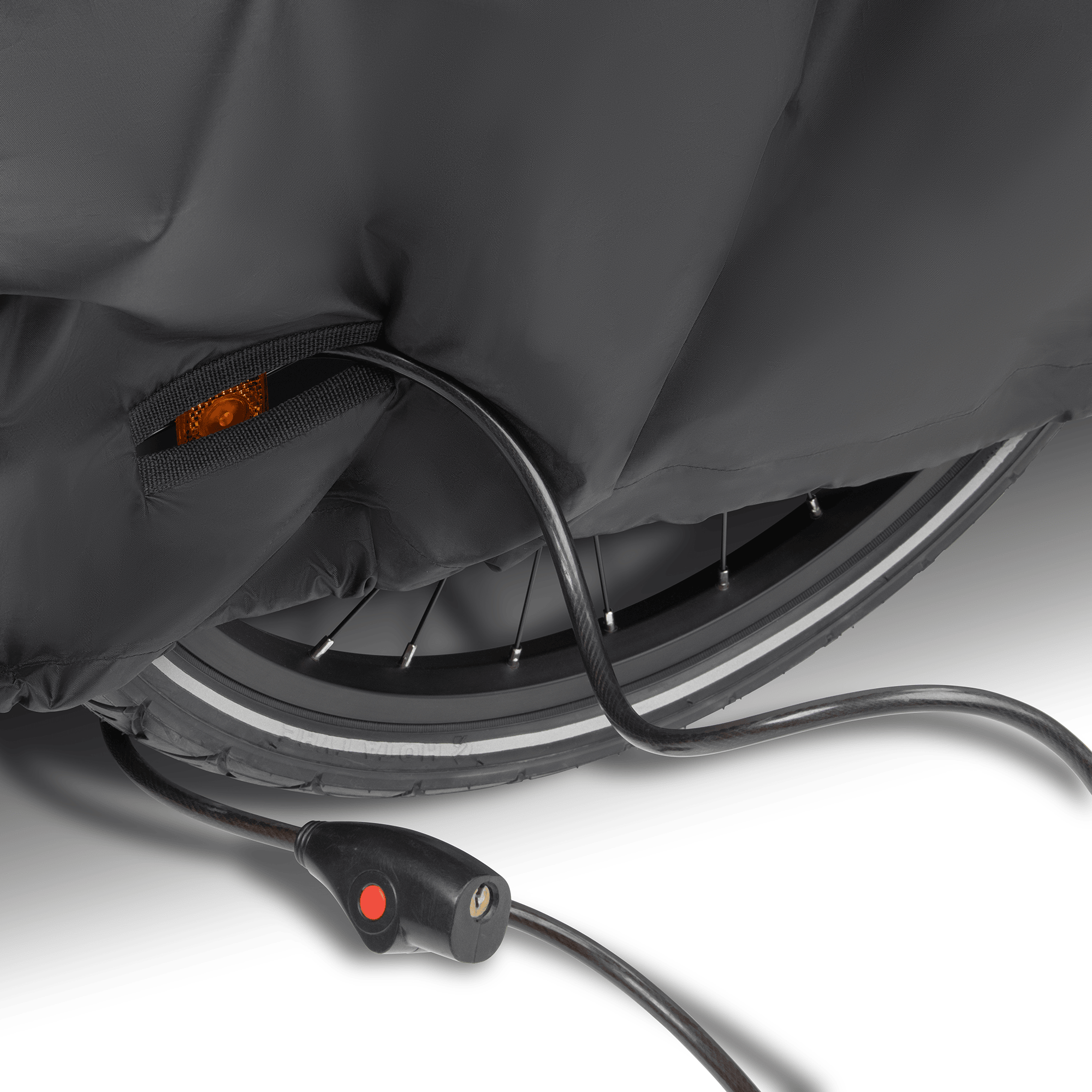 Fahrradanhänger Zubehör, LITTLE ONE, Schwarz – Produktansicht