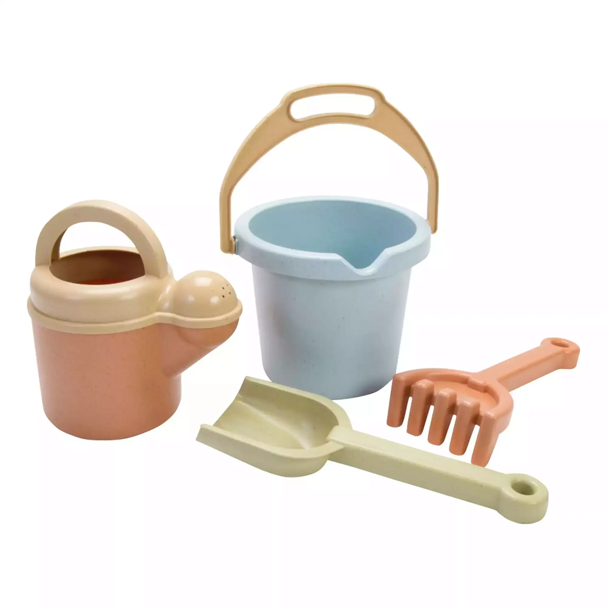4-teiliges BIO Eimer Strandset dantoy Mehrfarbig 2000582970102 1