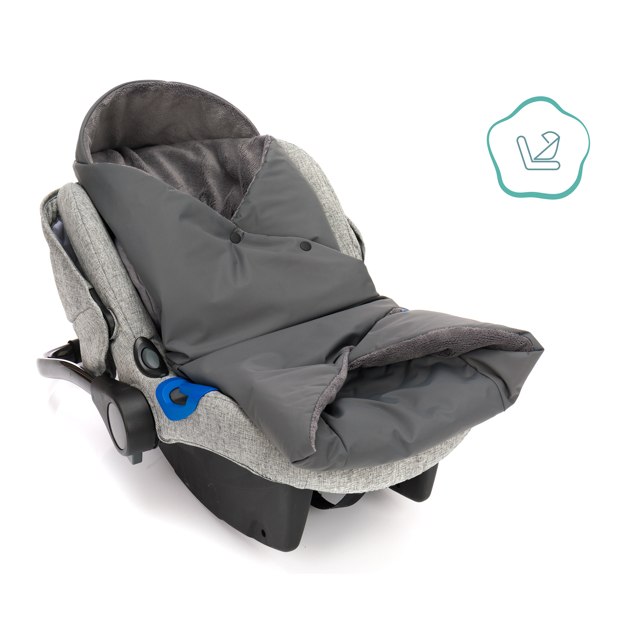 Einschlagdecken & Decken, LITTLE ONE, Grau – Produktansicht