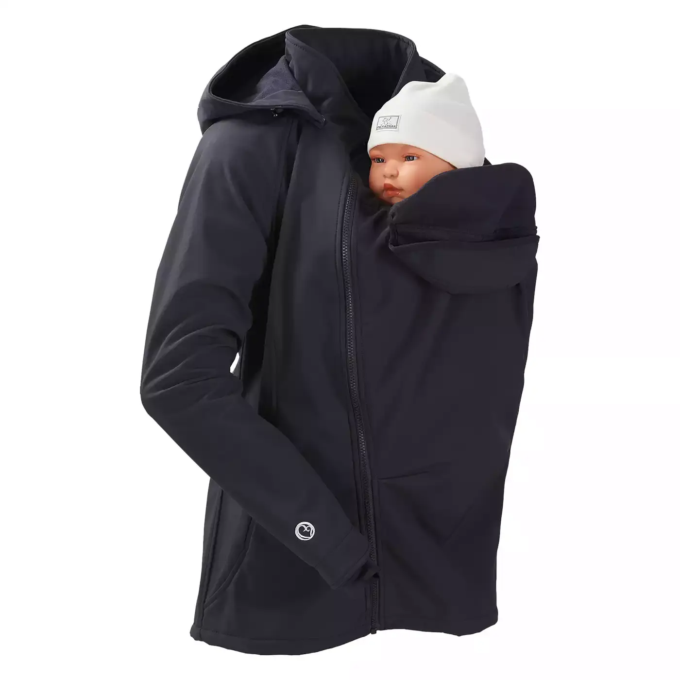 Softshell-Tragejacke mamalila Schwarz M2000575416907 1