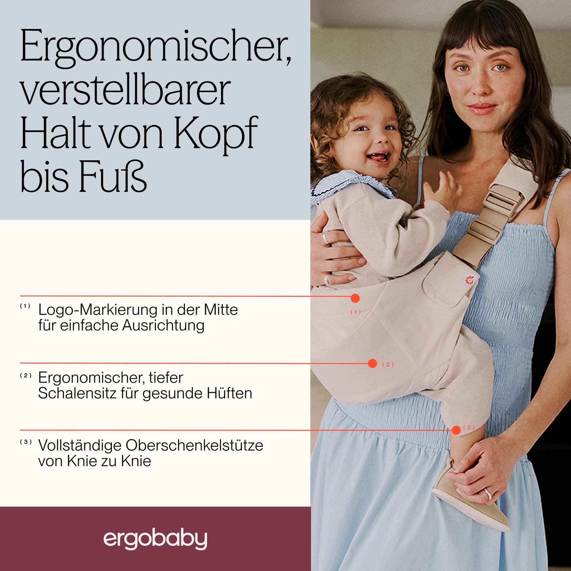 Hüfttragen, ERGObaby, Grün – Produktansicht