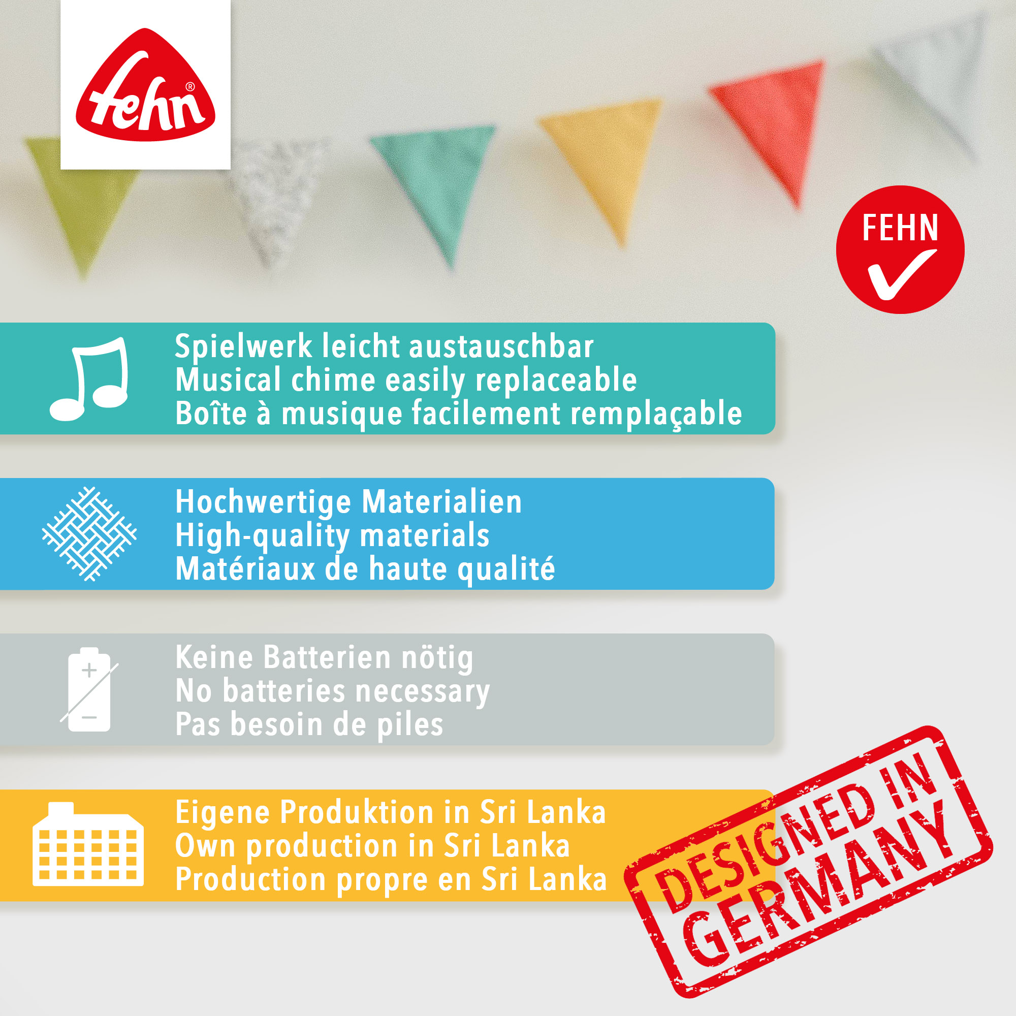 Spieluhren, fehn, Grün – Produktansicht