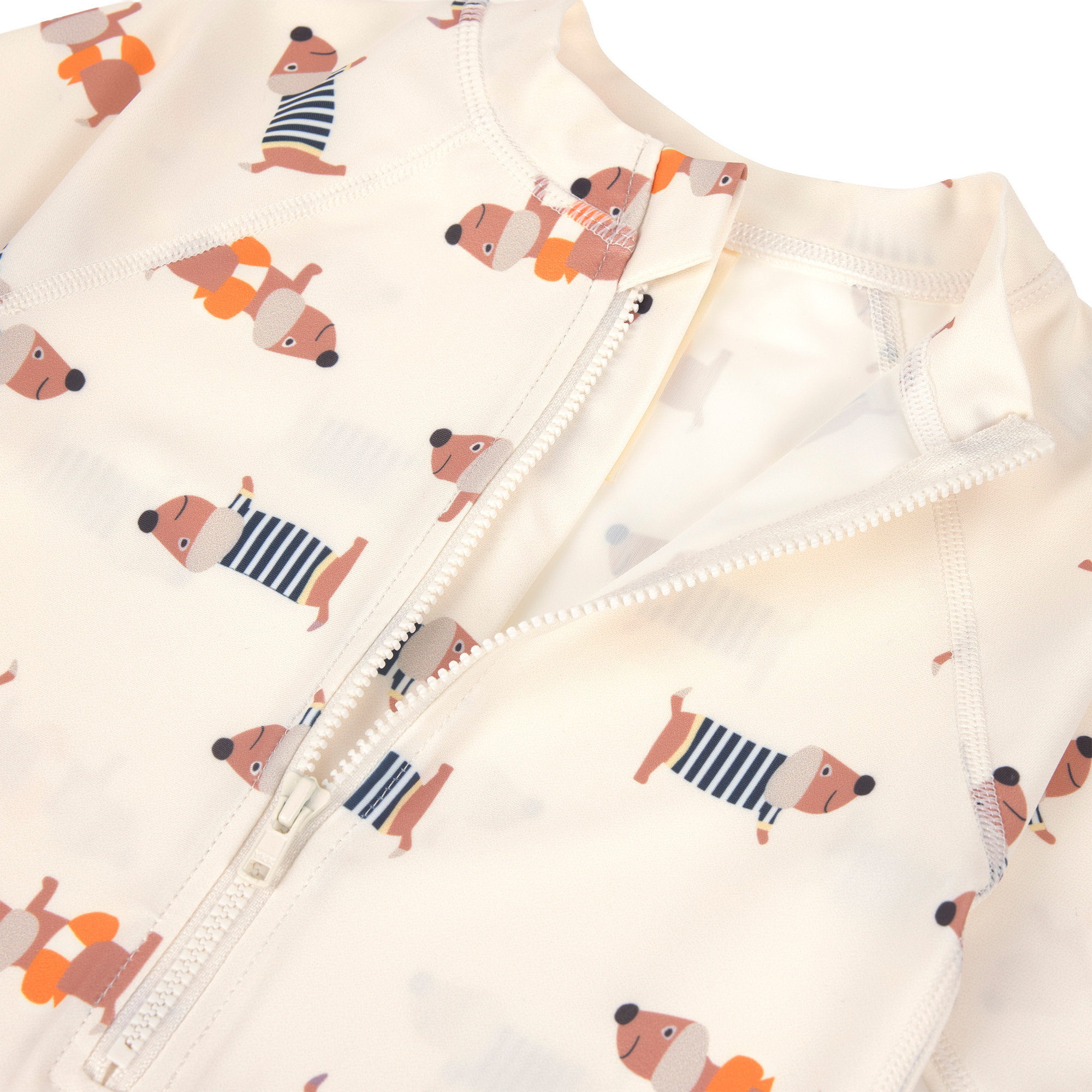 Schwimmanzüge & -shirts, LÄSSIG, Weiß – Besonderheit: atmungsaktiv & schnelltrocknend