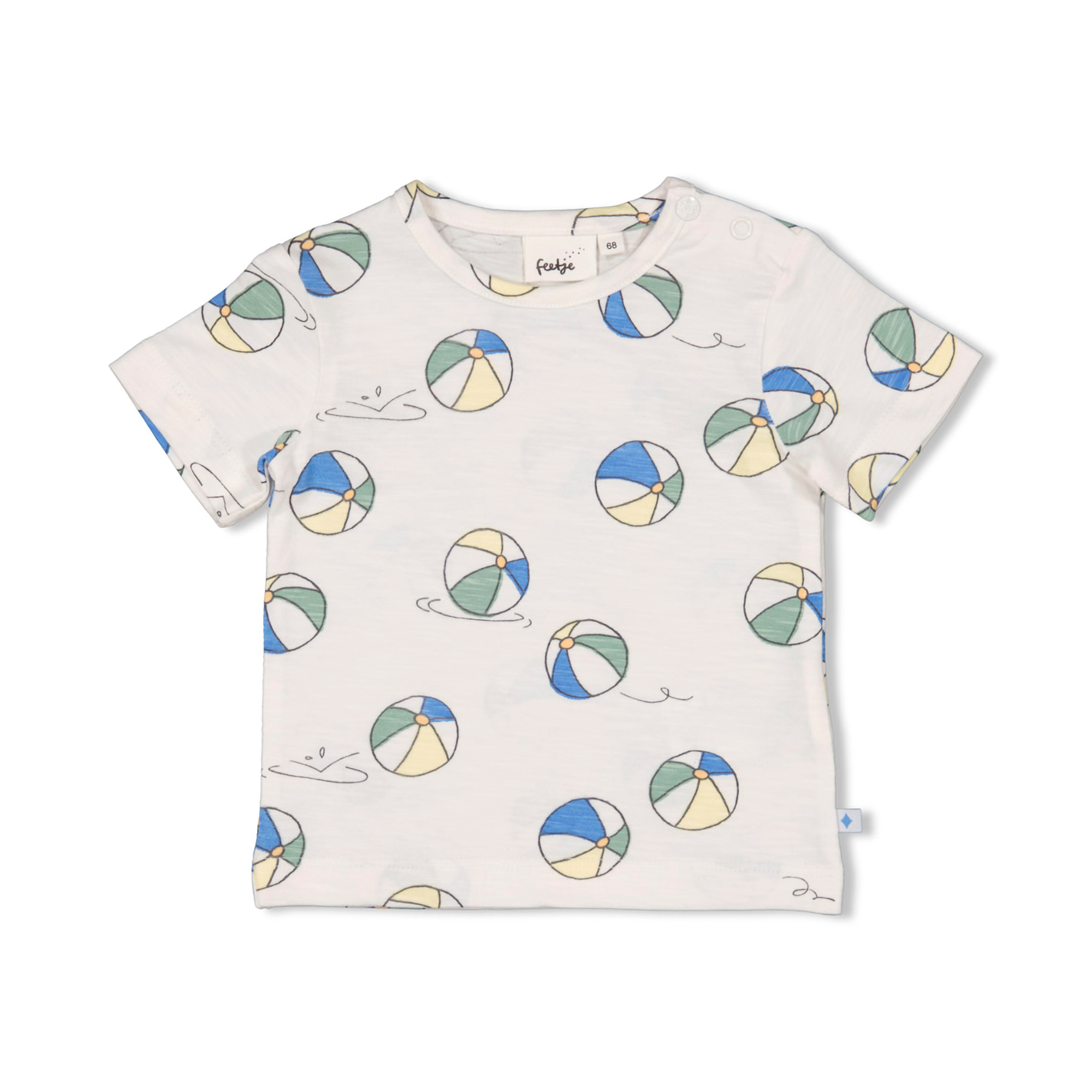 Kurzarmshirts, FEETJE, Beige – Produktansicht