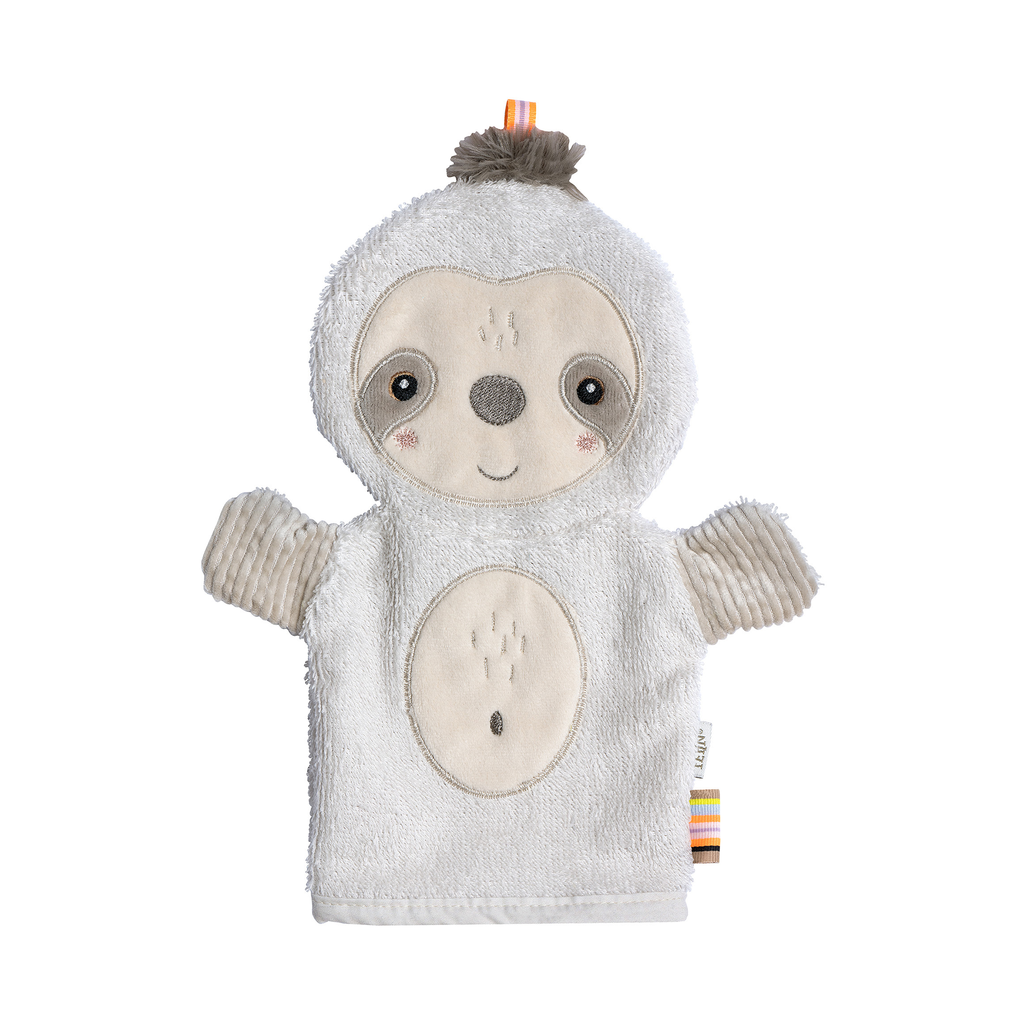 Waschlappen, fehn, Grau – Produktansicht