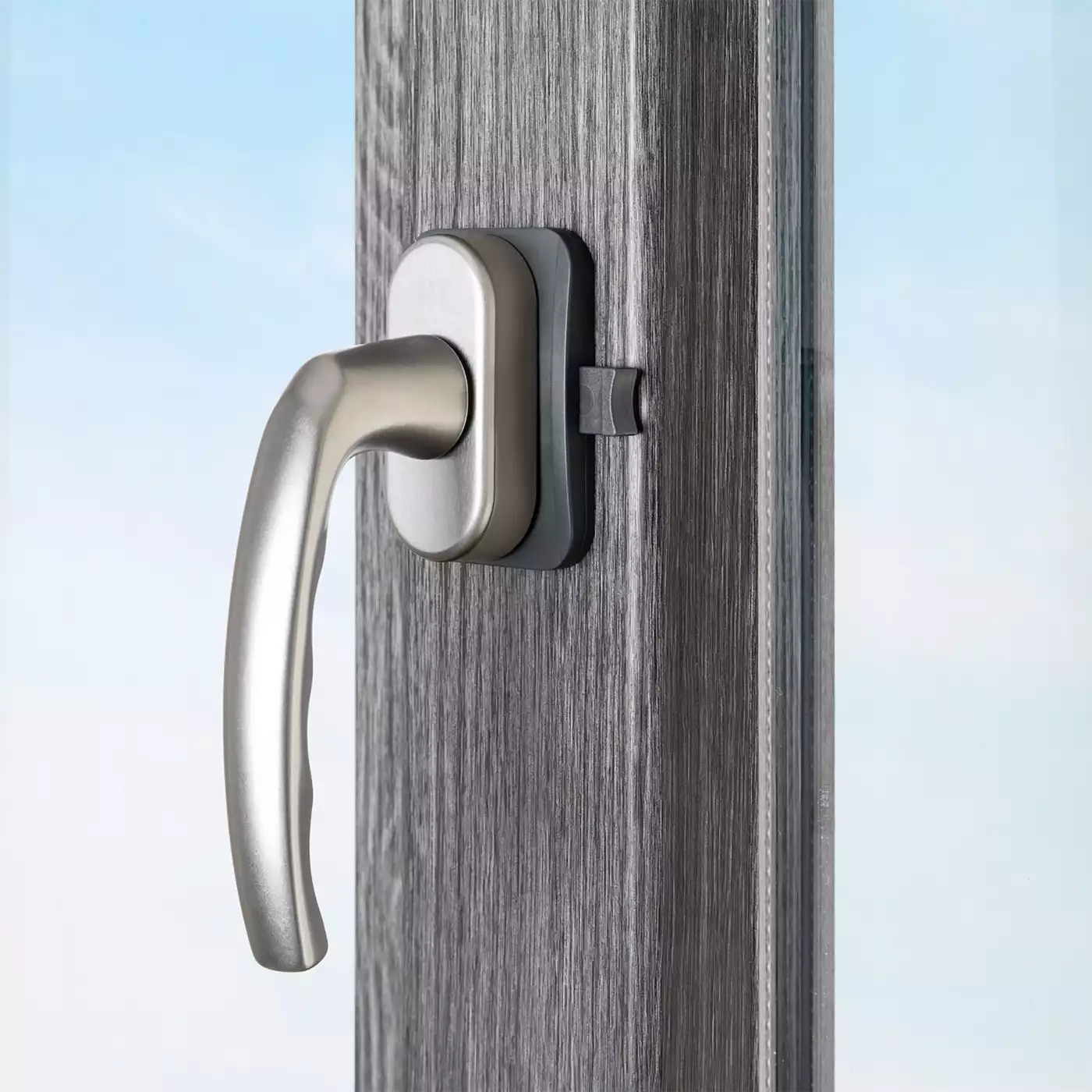 Kindersicherung, reer, Grau – Produktansicht