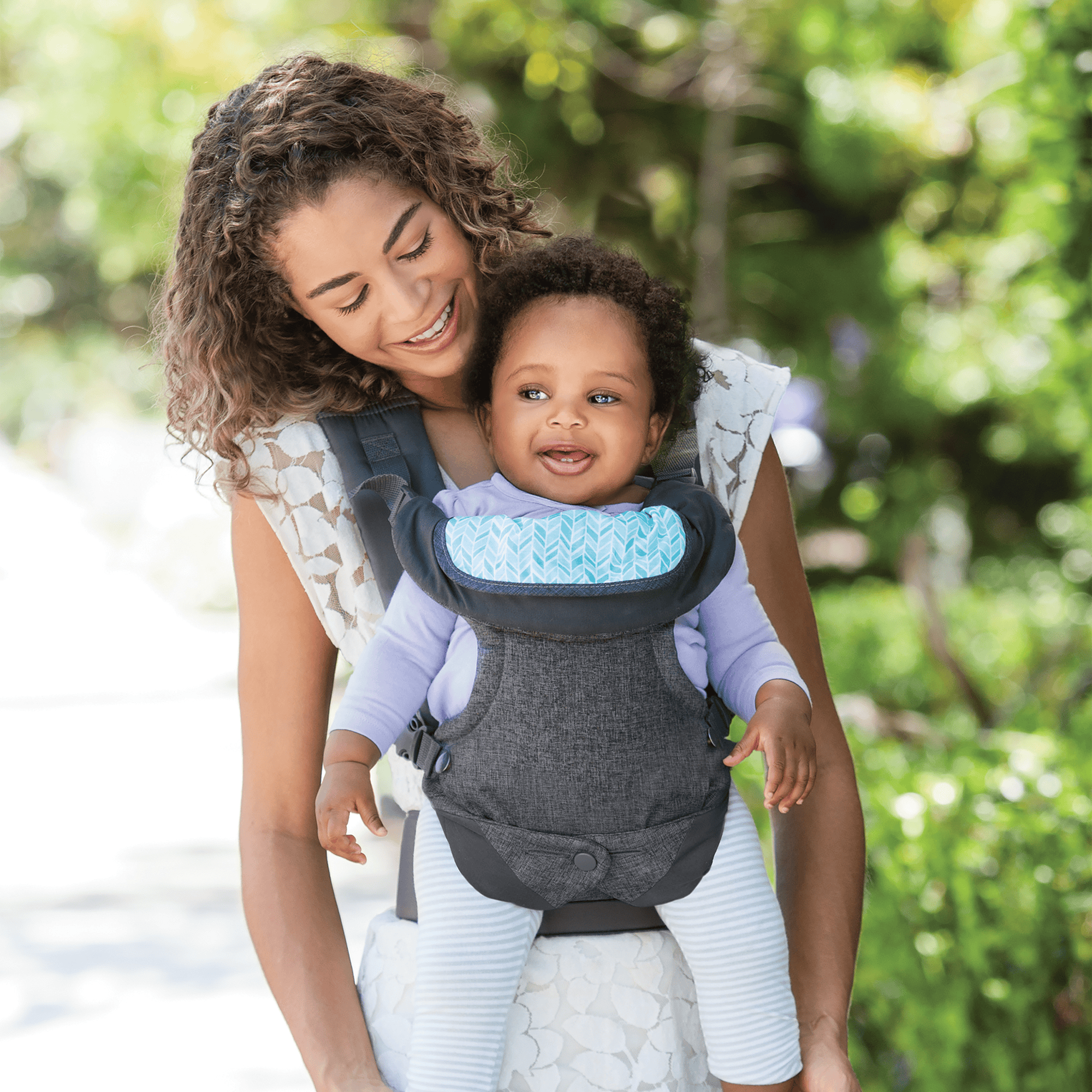 Fullbuckle Tragen, infantino, Grau – Produktansicht