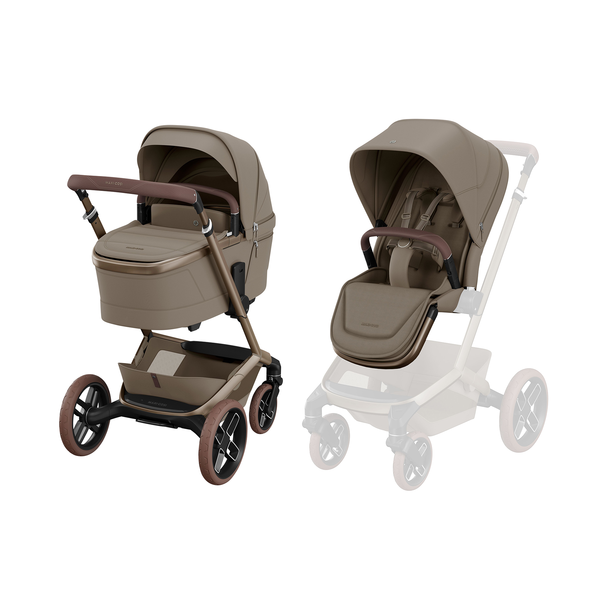 Kinderwagen Komplettsets, MAXI-COSI Premium, Beige – Produktansicht
