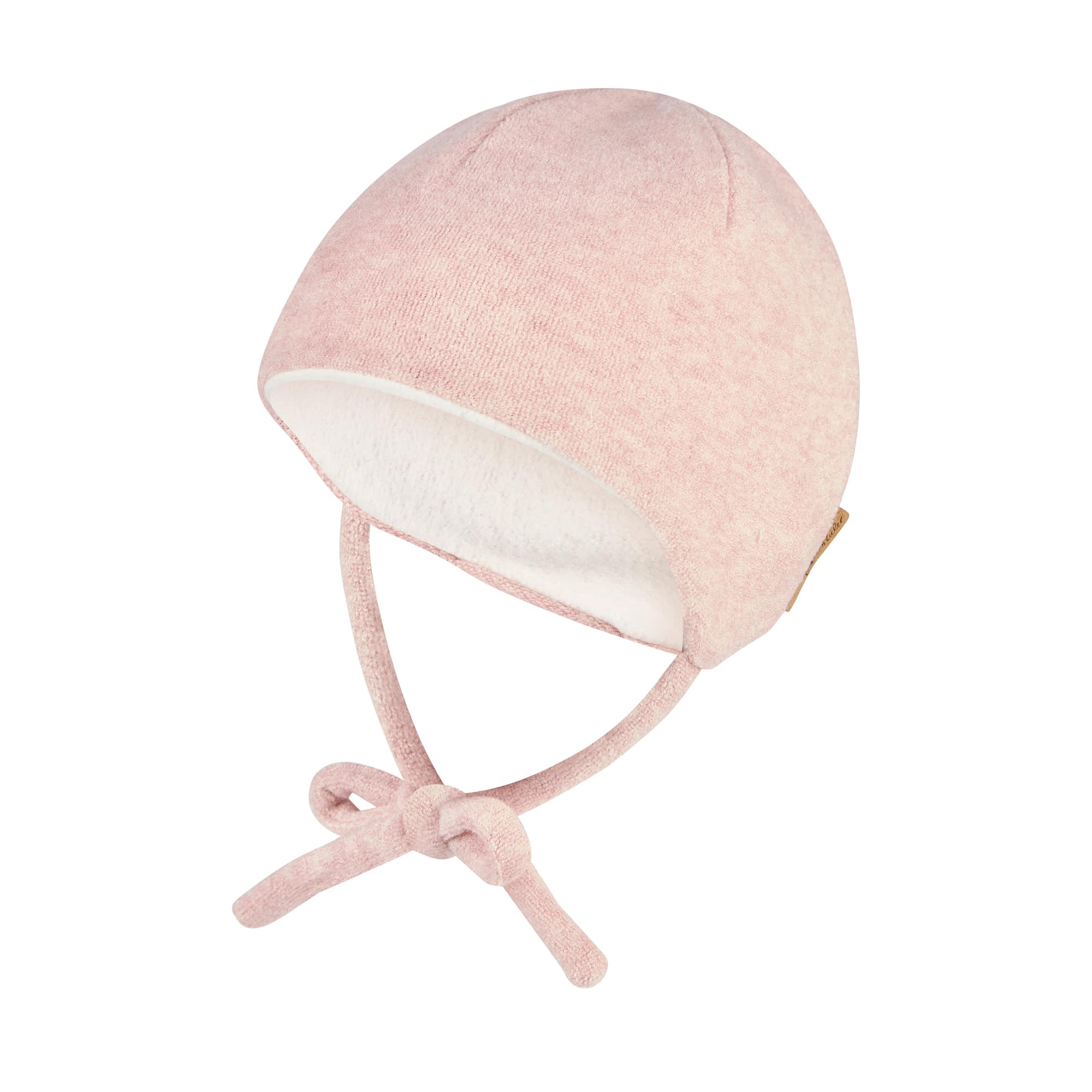 Beanie Mützen, Sterntaler, Pink – Besonderheit: mit Ohrenklappen und Bindeband