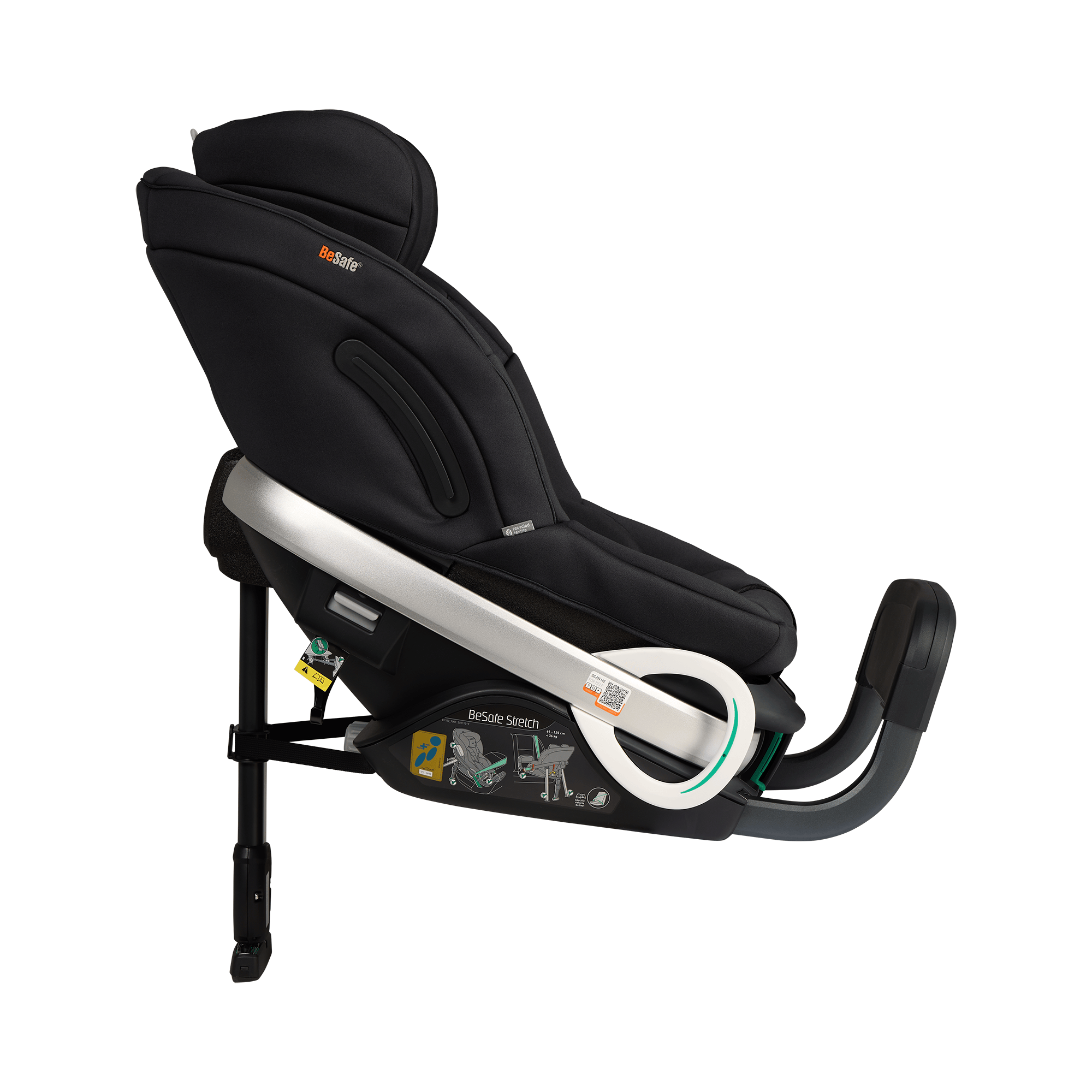 Kindersitze 9-36 kg, Gruppe 1/2/3, BeSafe, Schwarz – Produktansicht