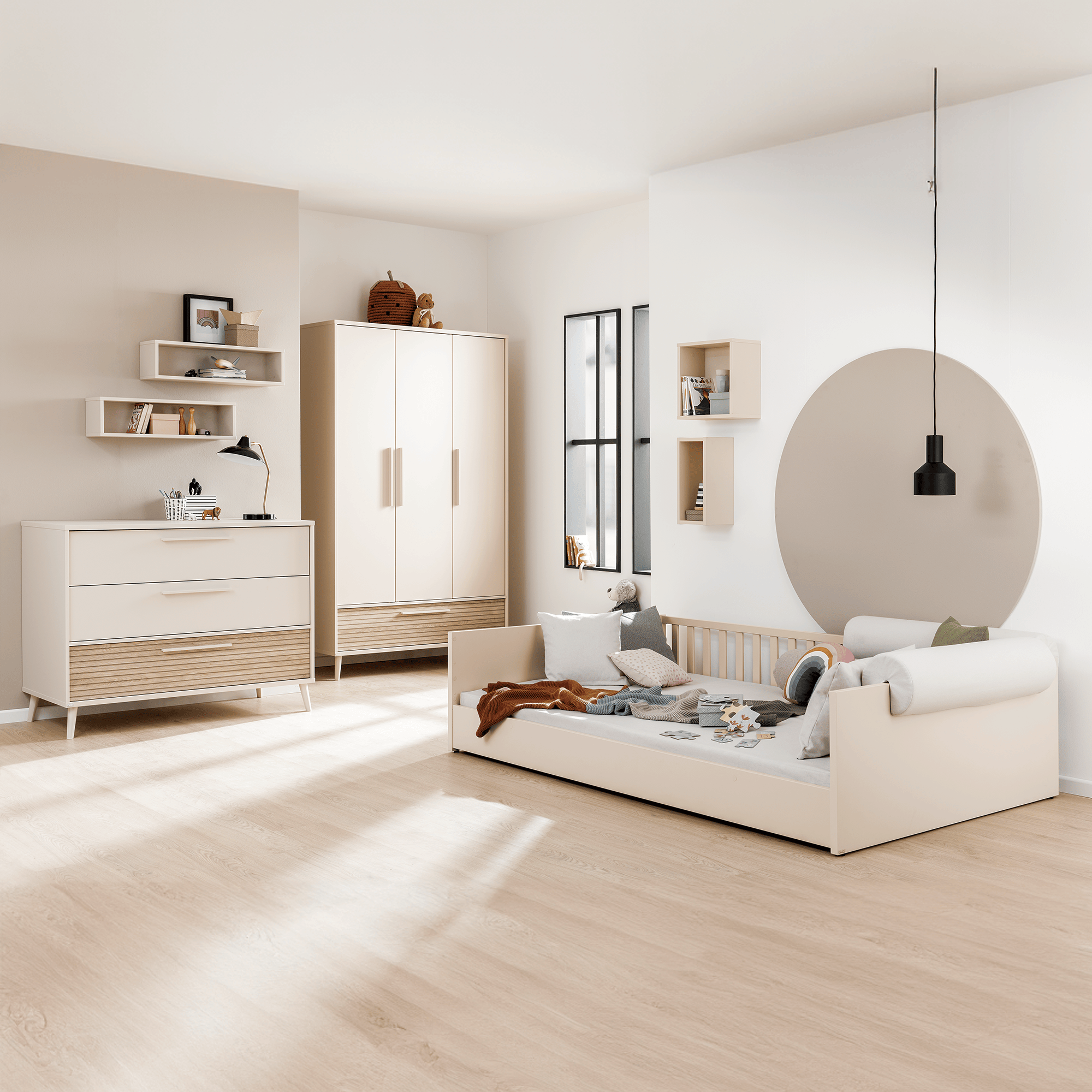 Bodenbetten, PAIDI, Beige – Produktansicht