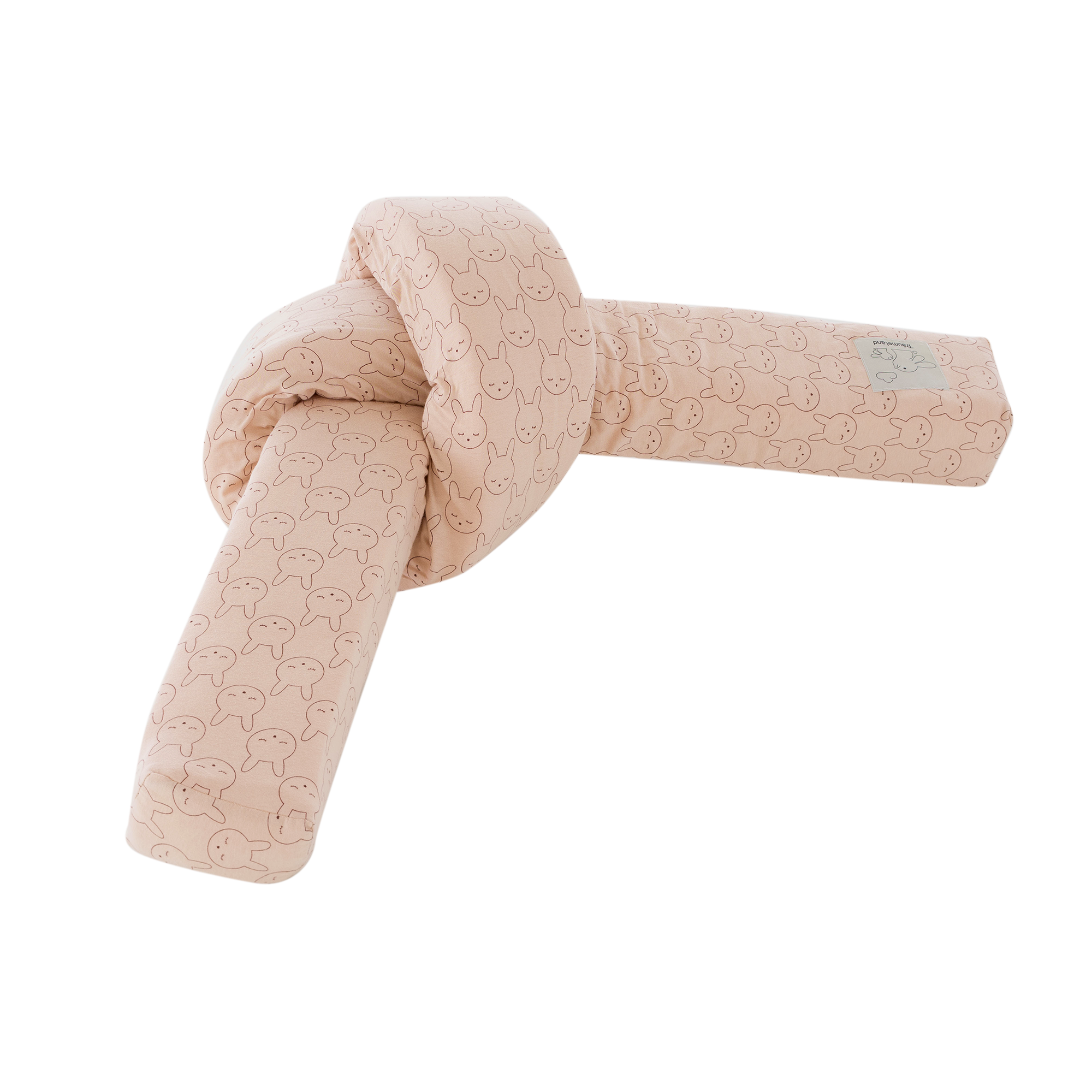 Nestchen, Träumeland, Beige – Besonderheit: hochwertige Bettschlange mit beigem Häschenmuster