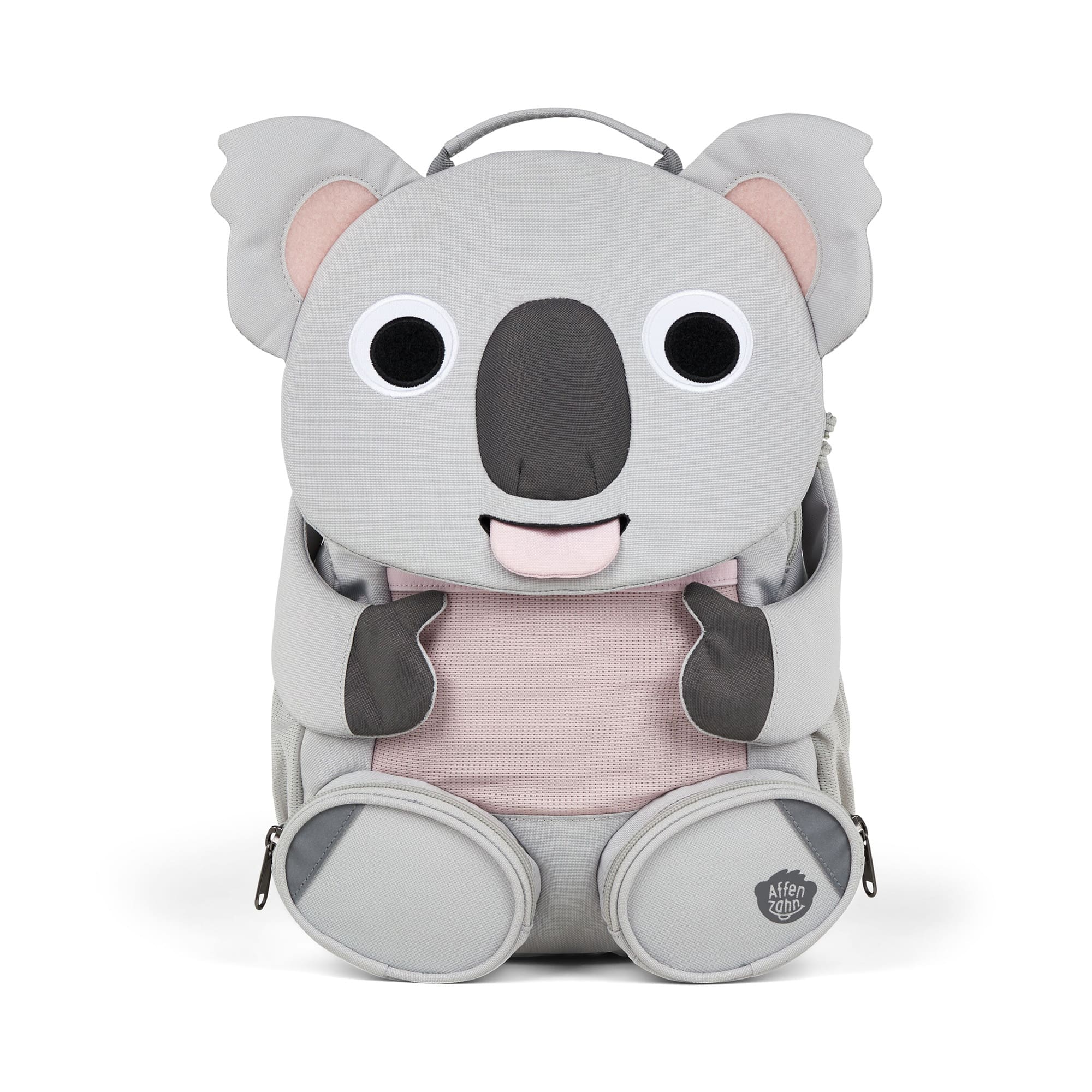 Kinderrucksäcke, Affenzahn, Grau – Produktansicht