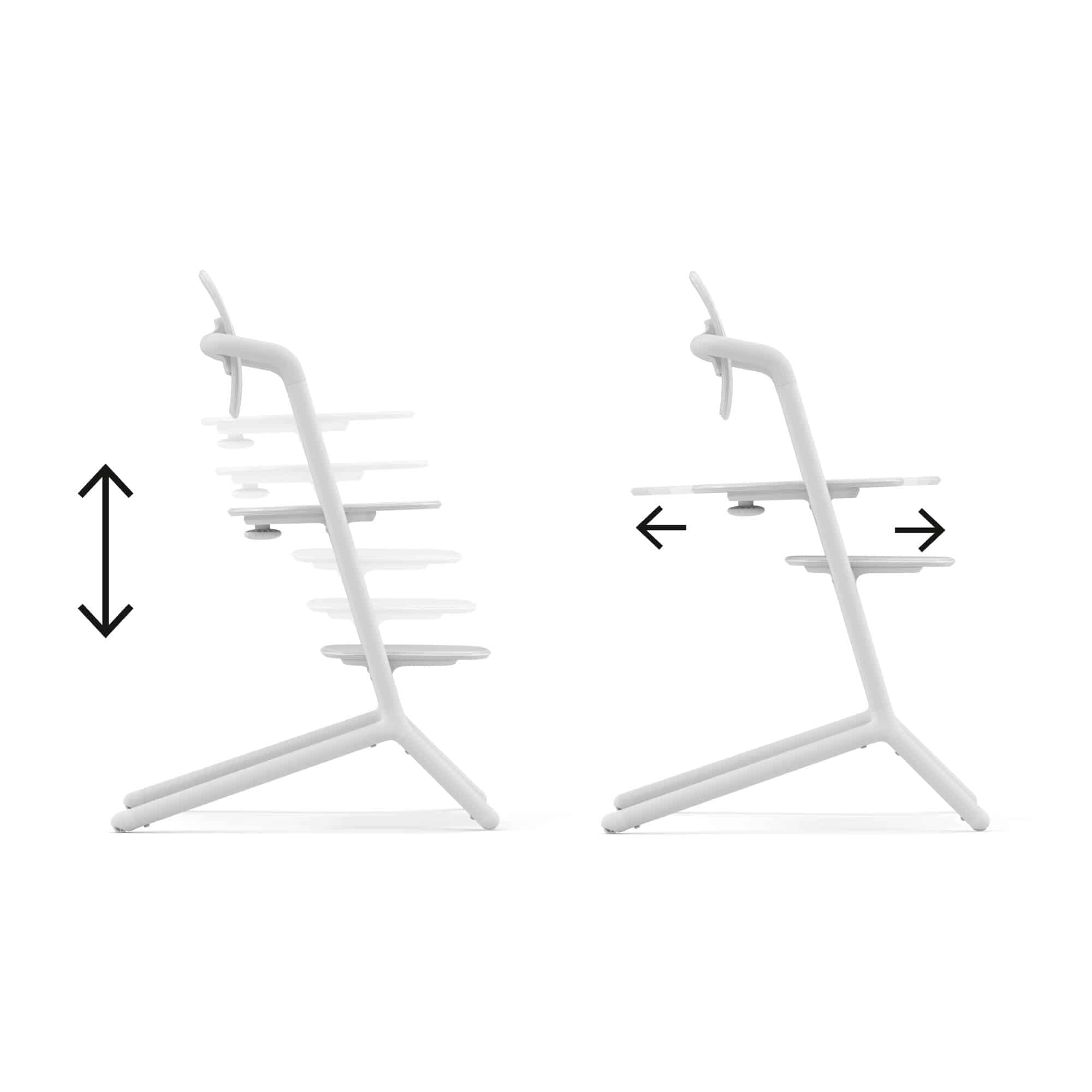 Treppenhochstühle, cybex, Weiß – Produktansicht