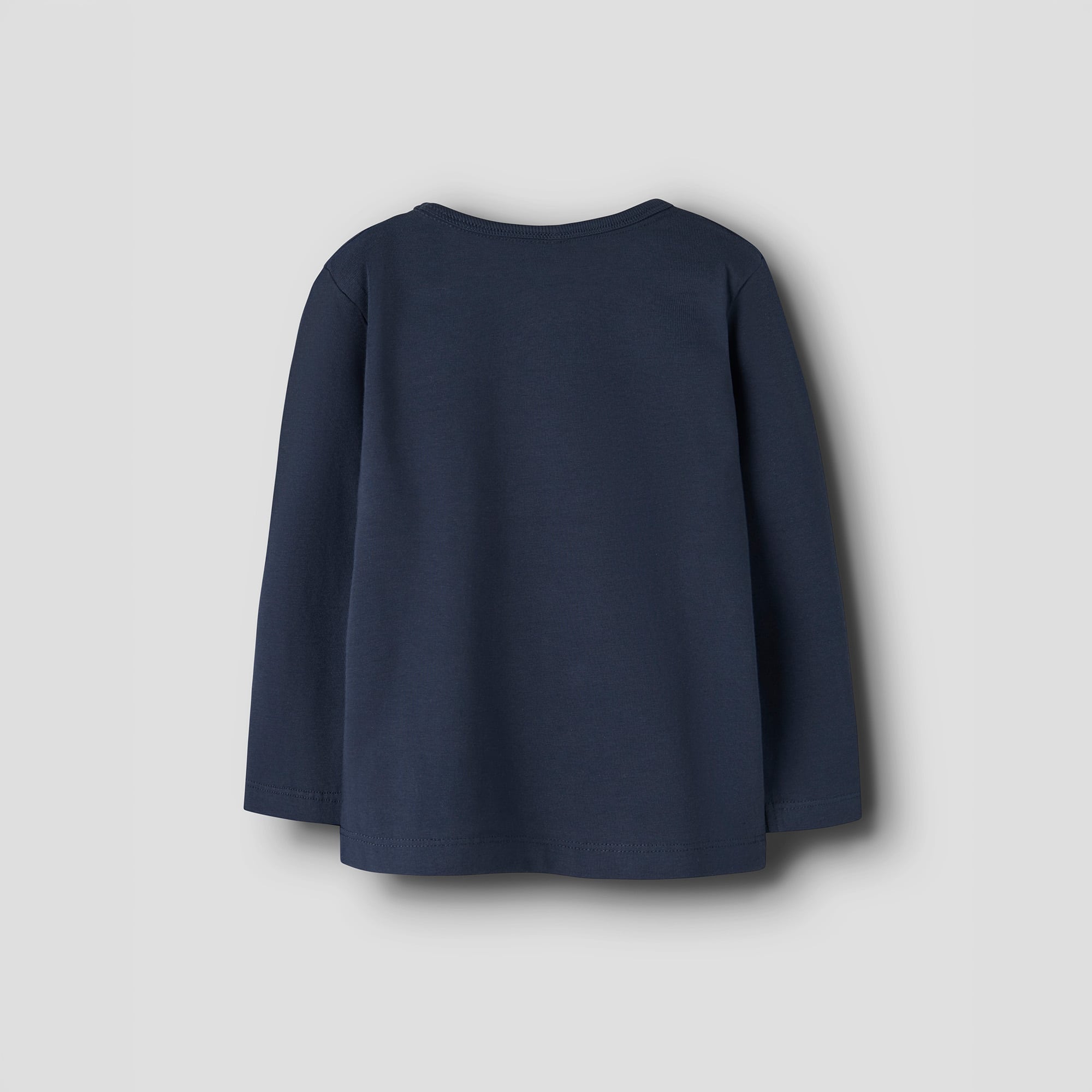 Langarmshirts, name it, Blau – Besonderheit: mit Pigmentprint