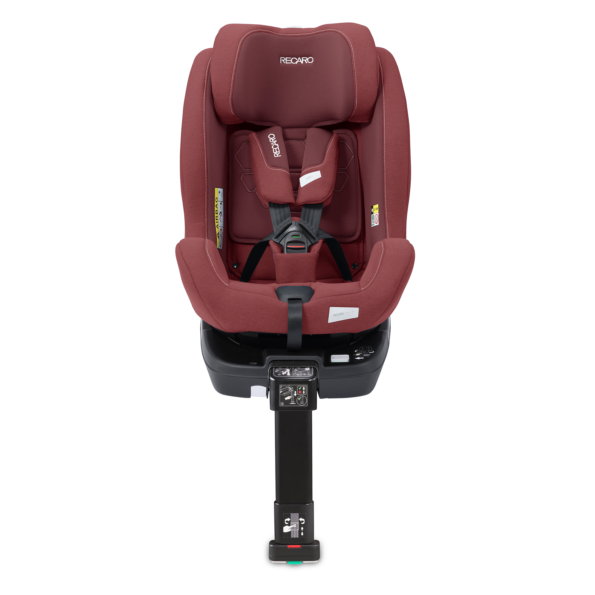 Reboarder 0-18 kg, Gruppe 0+/1, RECARO, Rot – Produktansicht