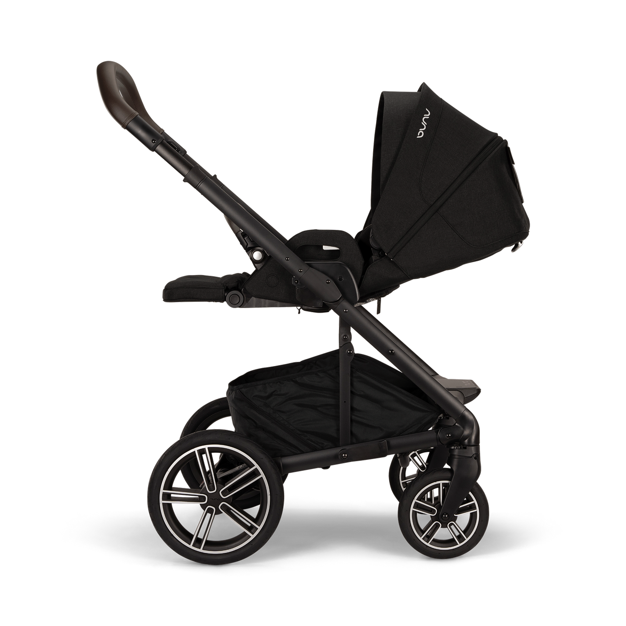 Kombi-Kinderwagen, nuna, Schwarz – Produktansicht