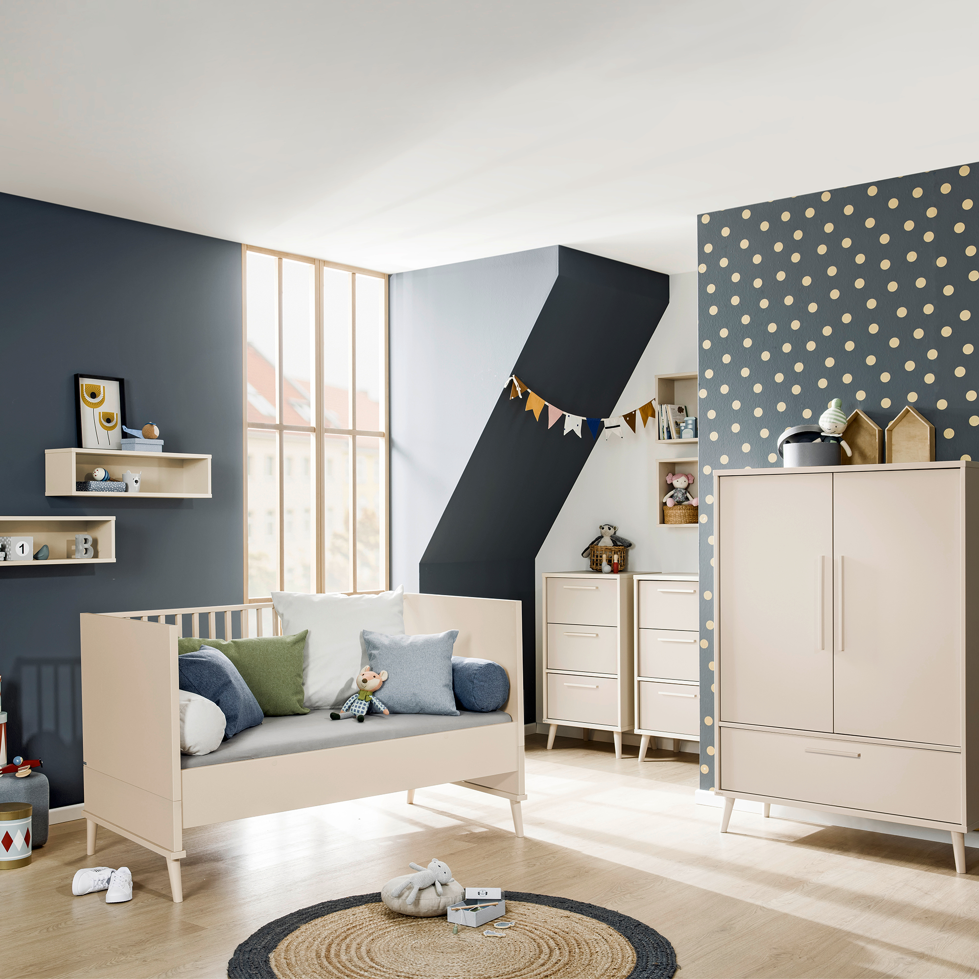 2-türige Kleiderschränke, PAIDI, Beige – Produktansicht