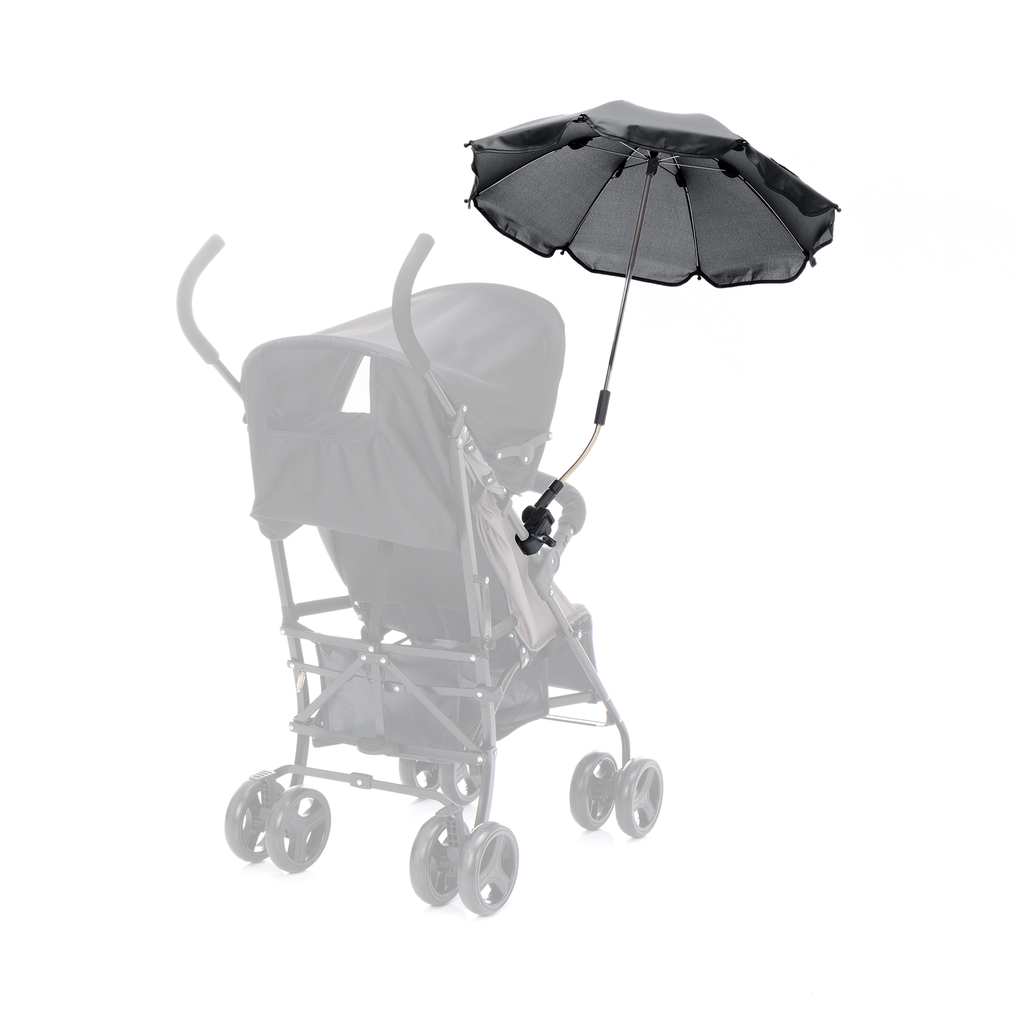 Sonnen- & Insektenschutz Kinderwagen, LITTLE ONE, Schwarz – Produktansicht